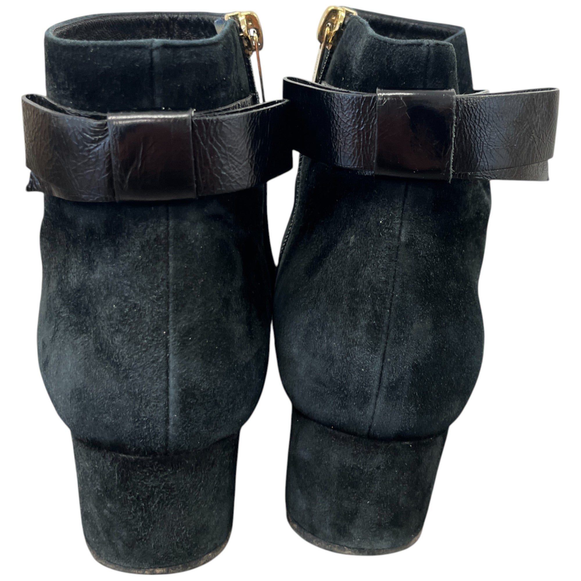 Women's Suede Ankle Boots Black Size EU 37 / UK 4