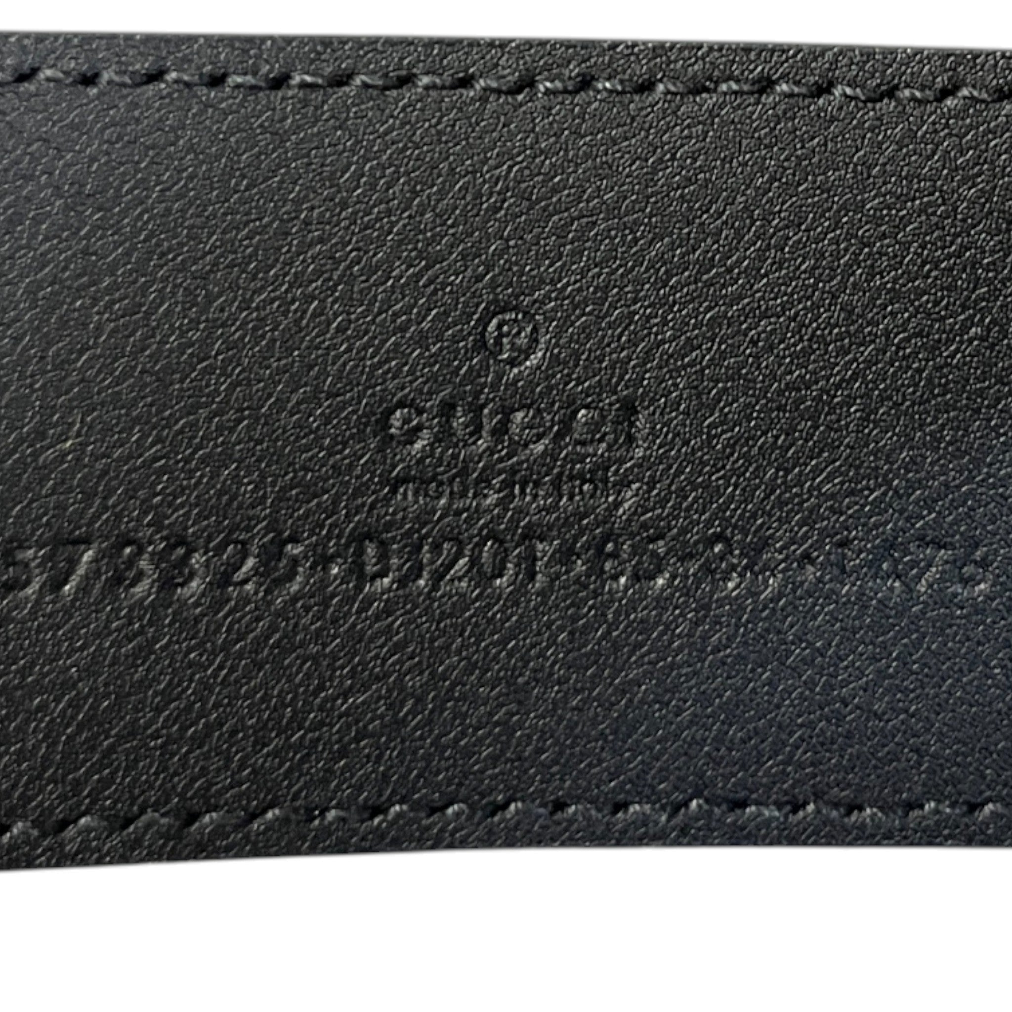 Men's Logo Buckle Belt Black Size 85CM / UK 10