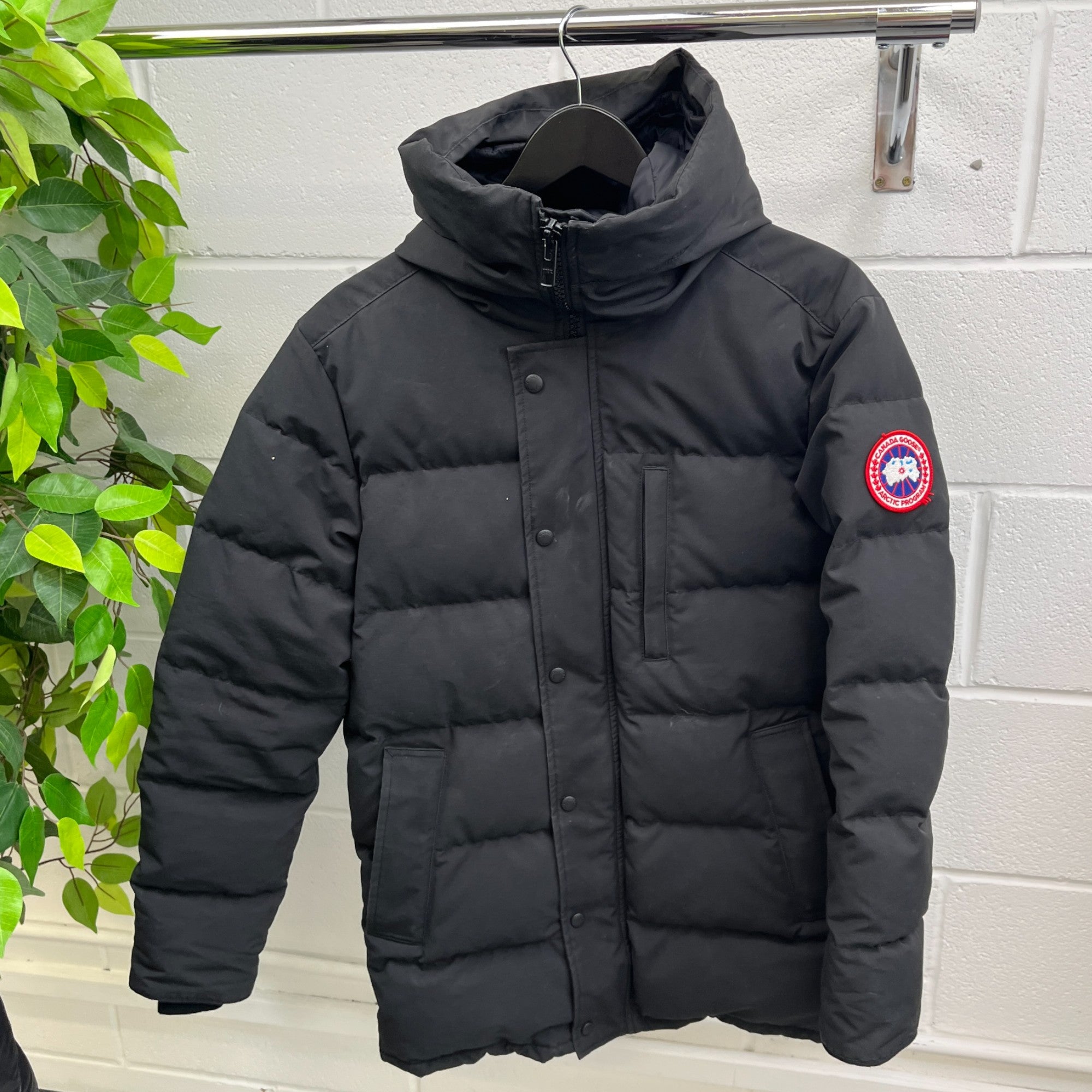 Men's Carson Parka Down Jacket Black Size S