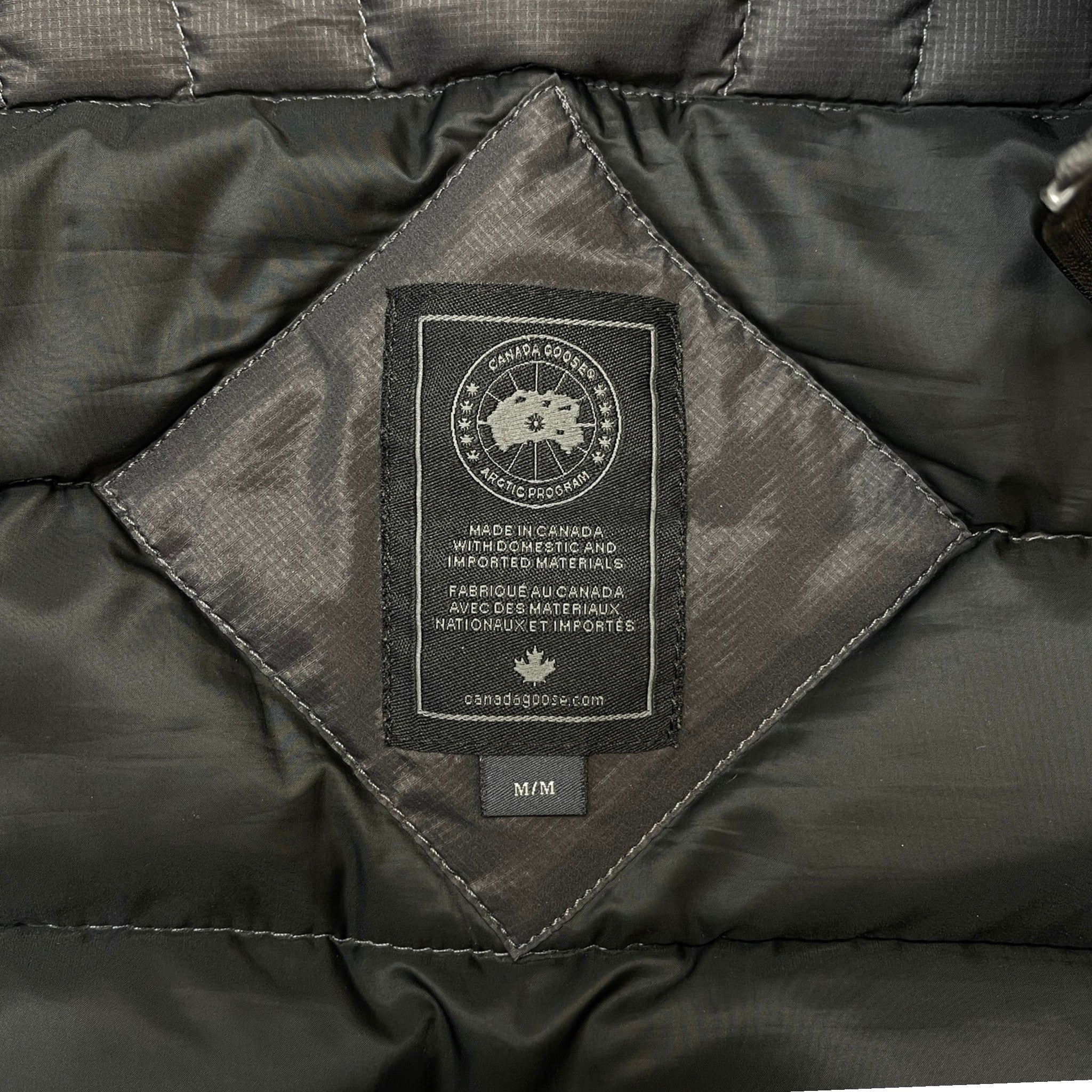 Men's Brookvale Hoody Down Jacket Grey Size M