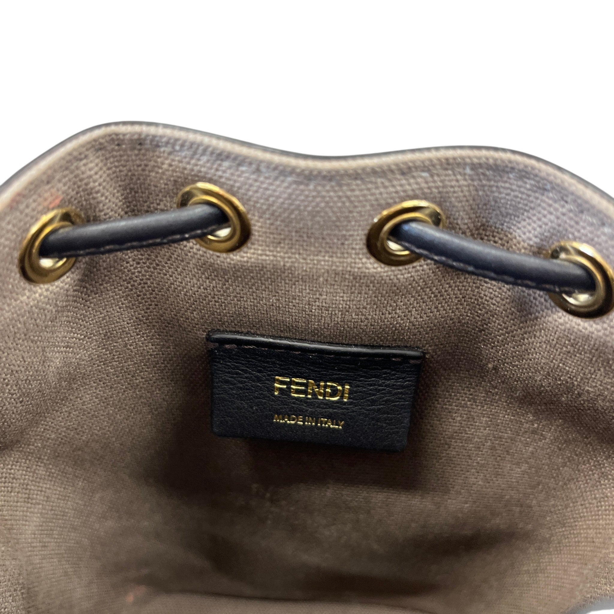 Women's Small Mon Tresor Bucket Bag Beige