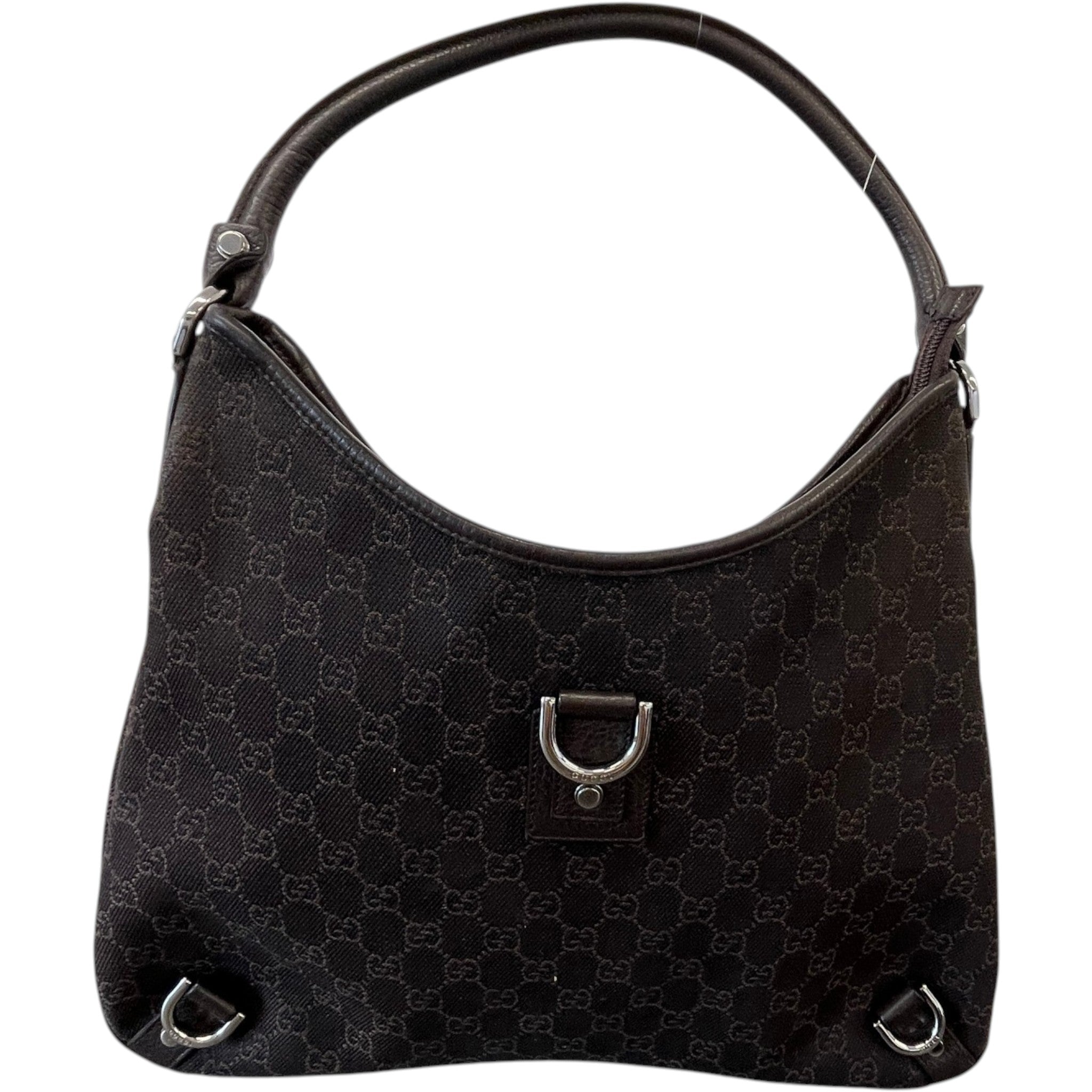 Women's Gg Canvas Abbey D-Ring Hobo Bag Brown