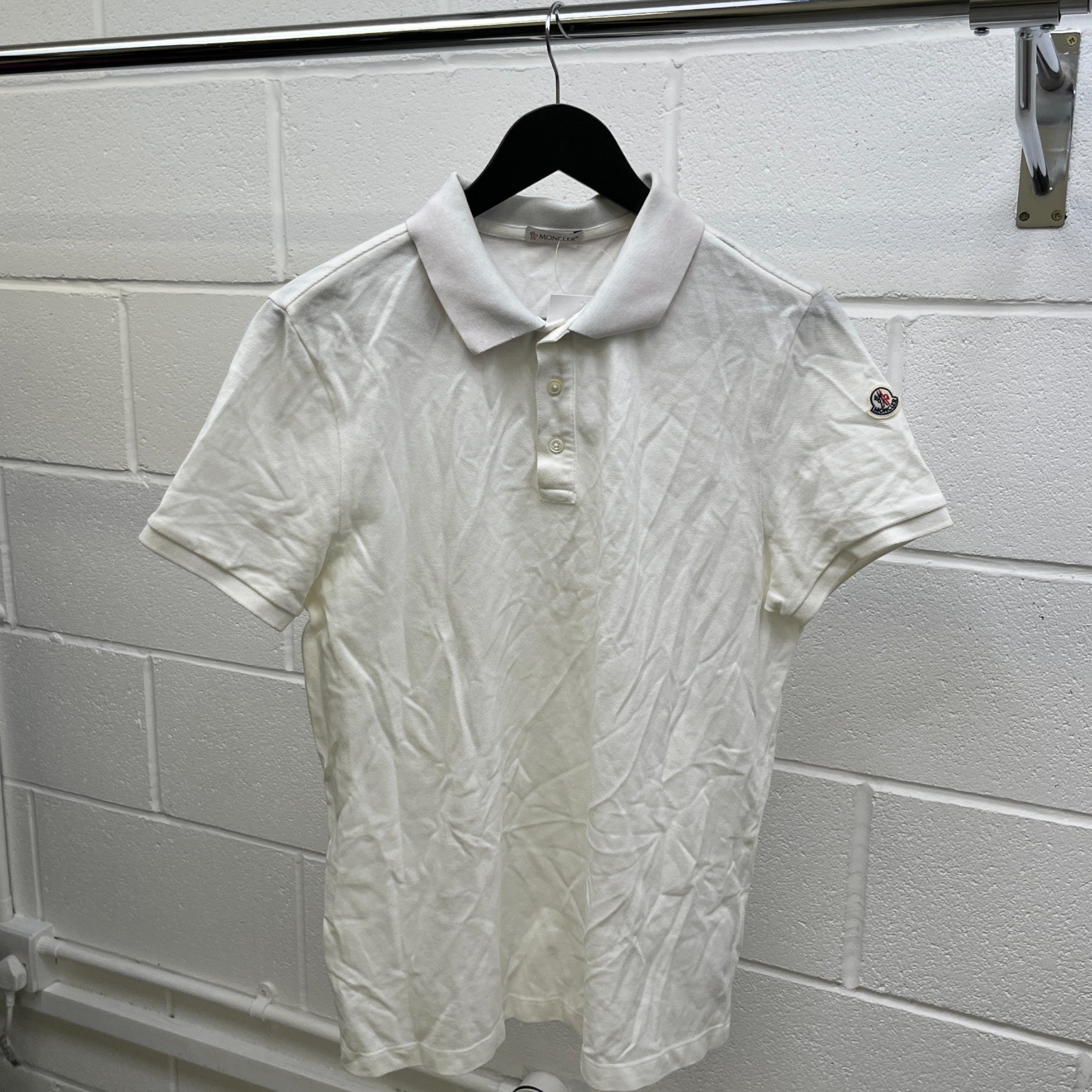 Men's Maglia Polo Manica Corta Polo Shirt White Size L