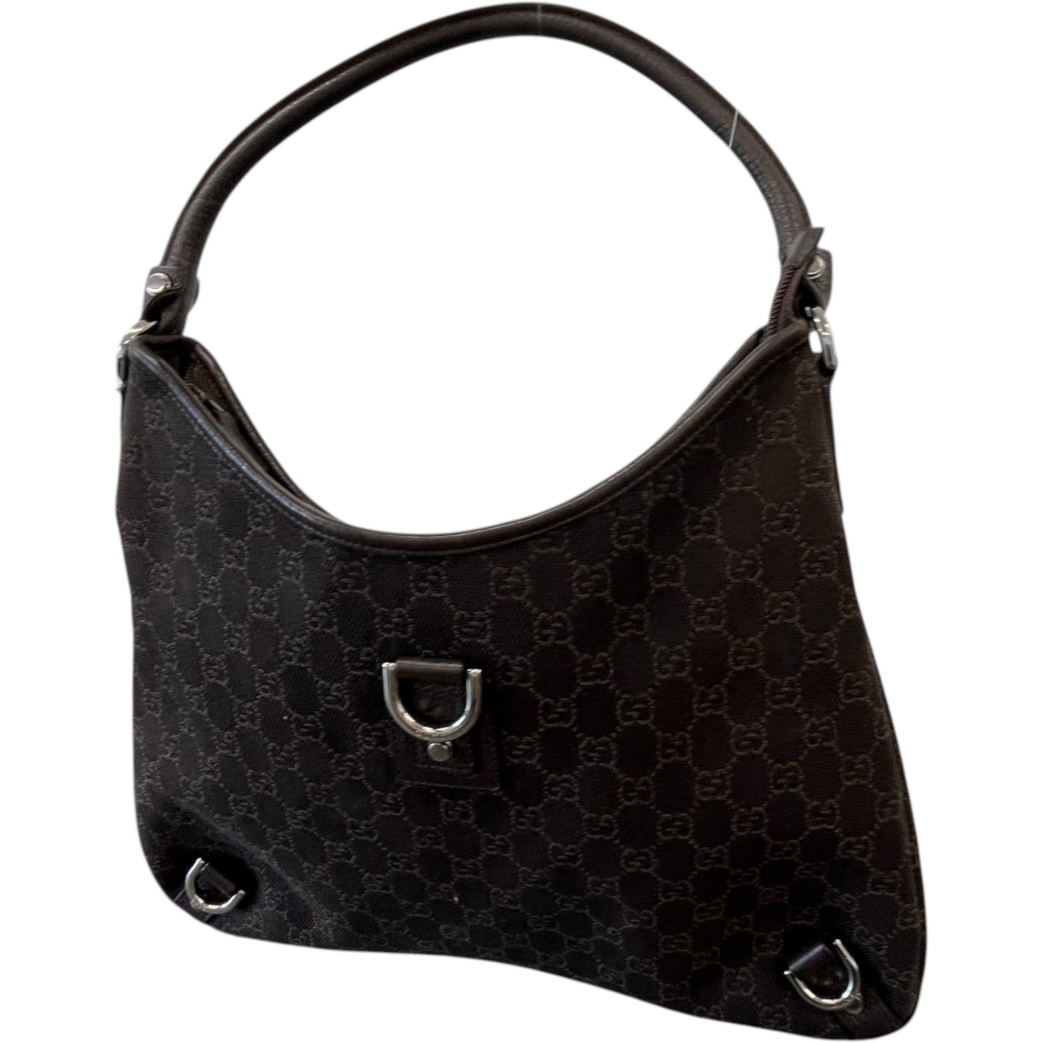 Women's Gg Canvas Abbey D-Ring Hobo Bag Brown
