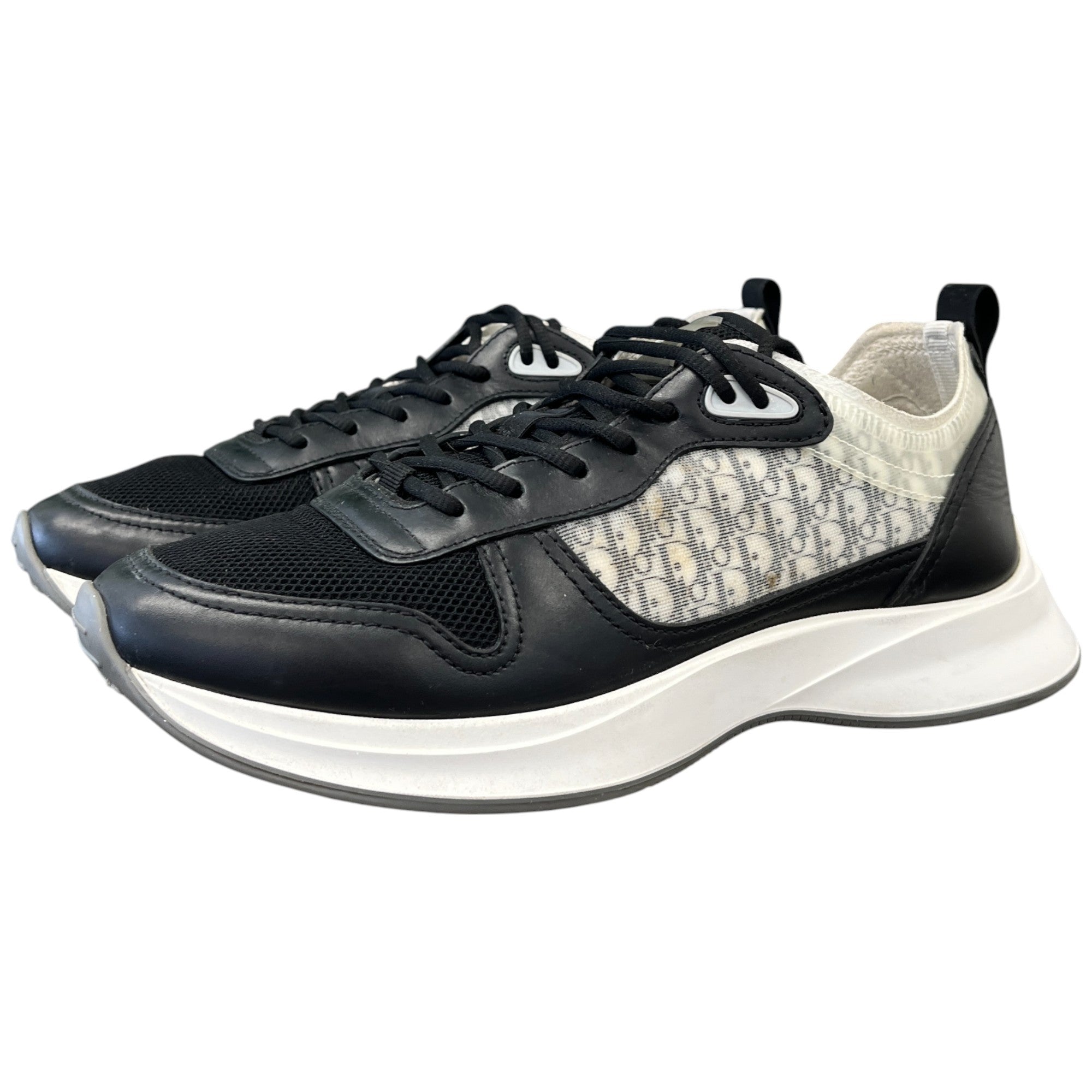 Men's B25 Runner Low Trainers Black Size EU 41.5 / UK 7.5