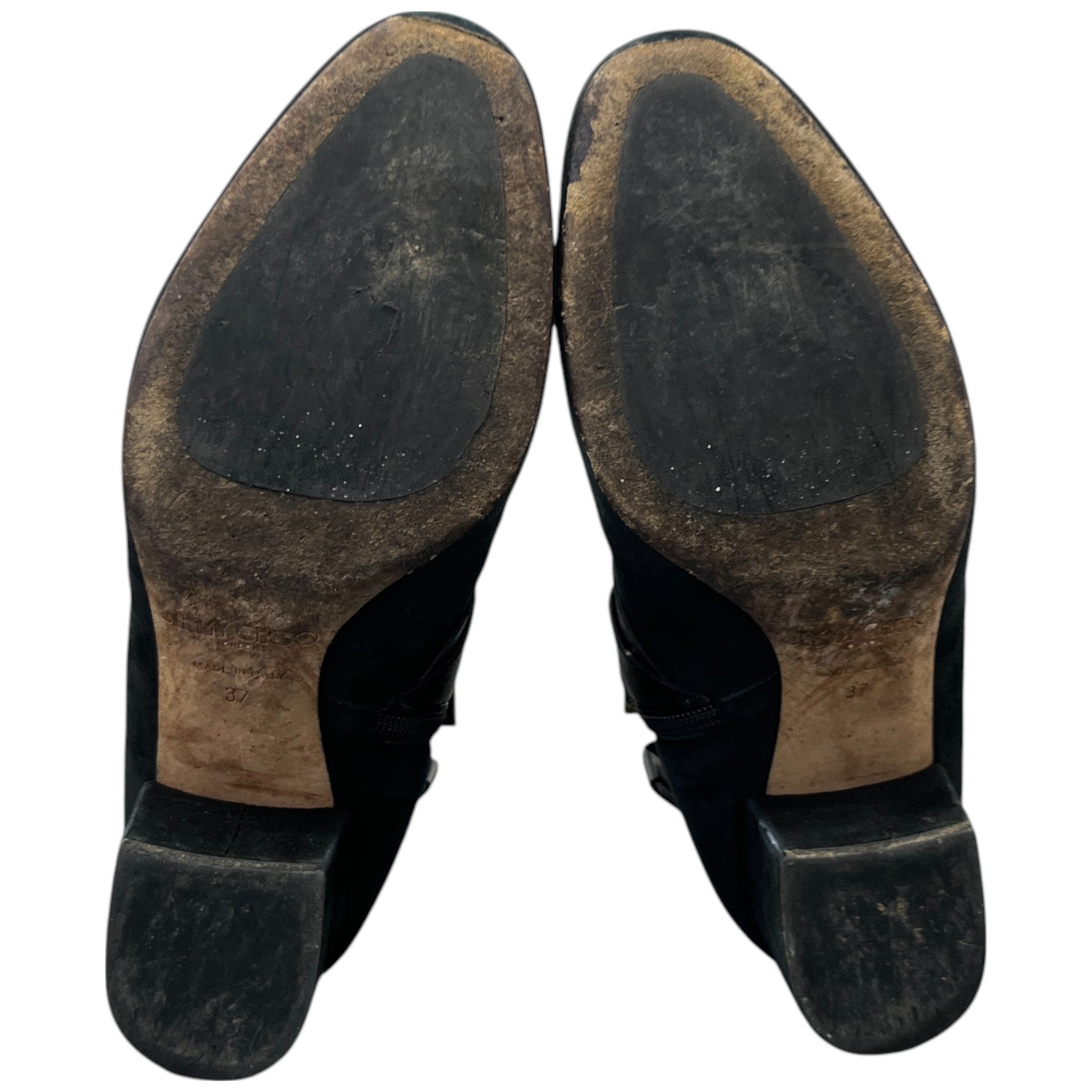 Women's Suede Ankle Boots Black Size EU 37 / UK 4