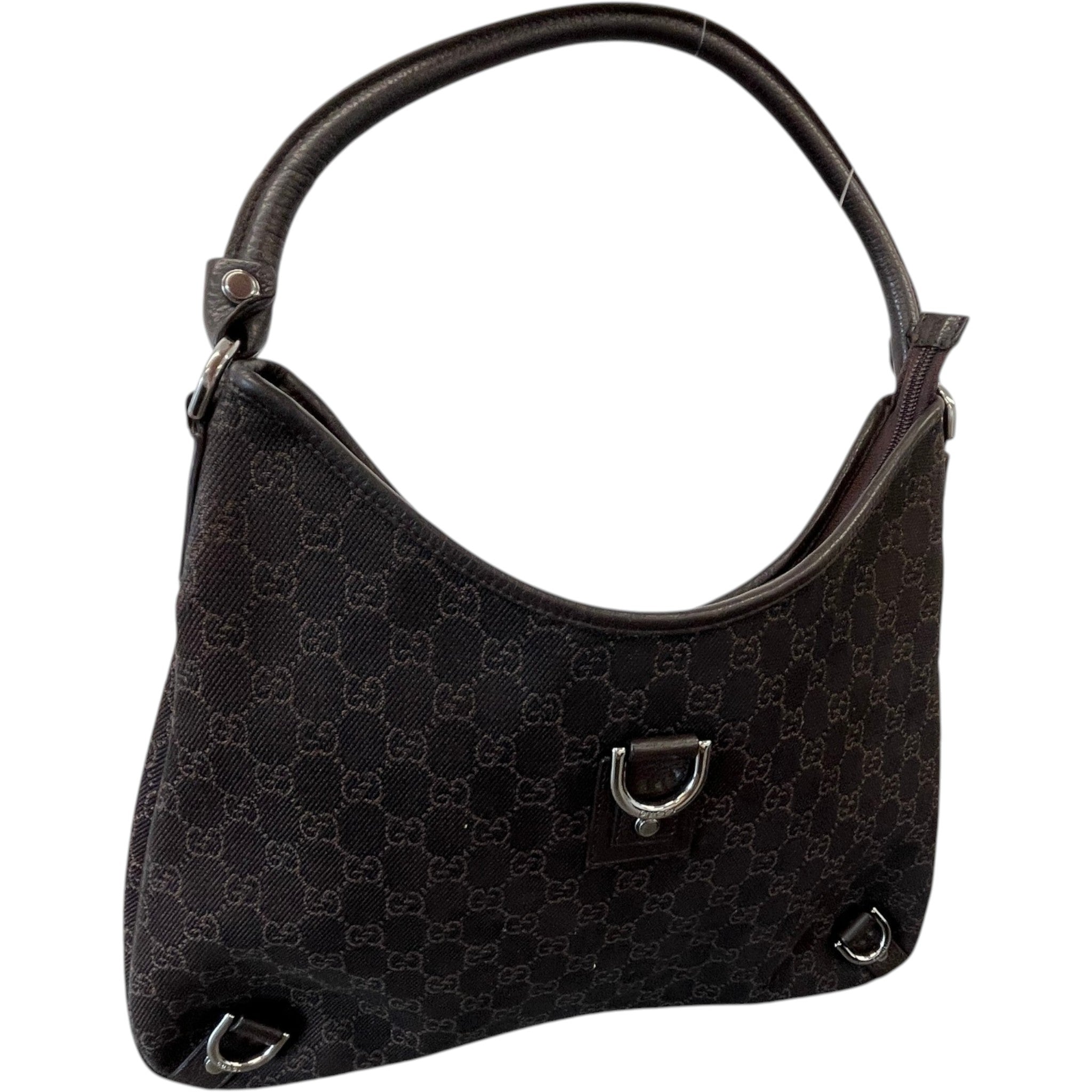 Women's Gg Canvas Abbey D-Ring Hobo Bag Brown