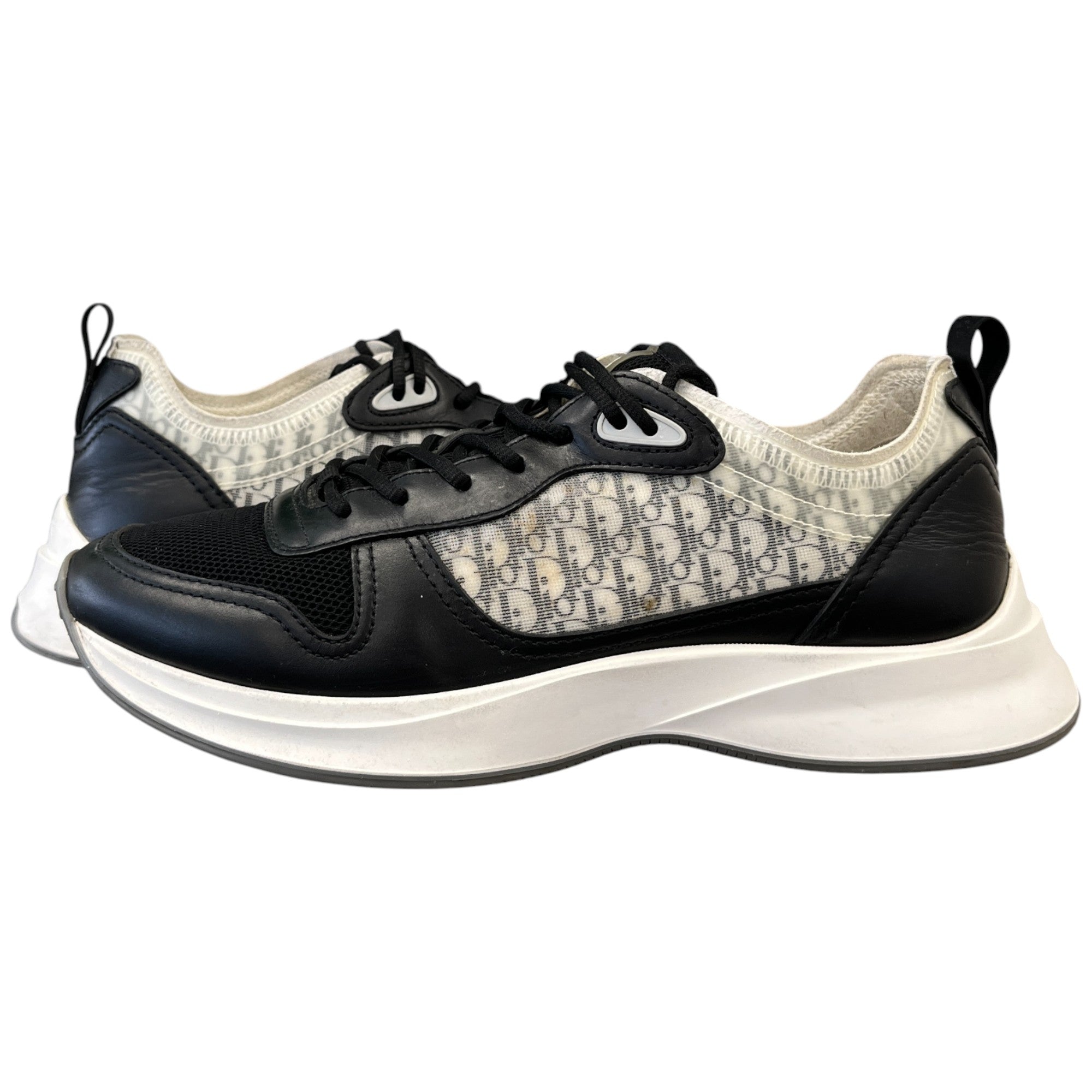 Men's B25 Runner Low Trainers Black Size EU 41.5 / UK 7.5