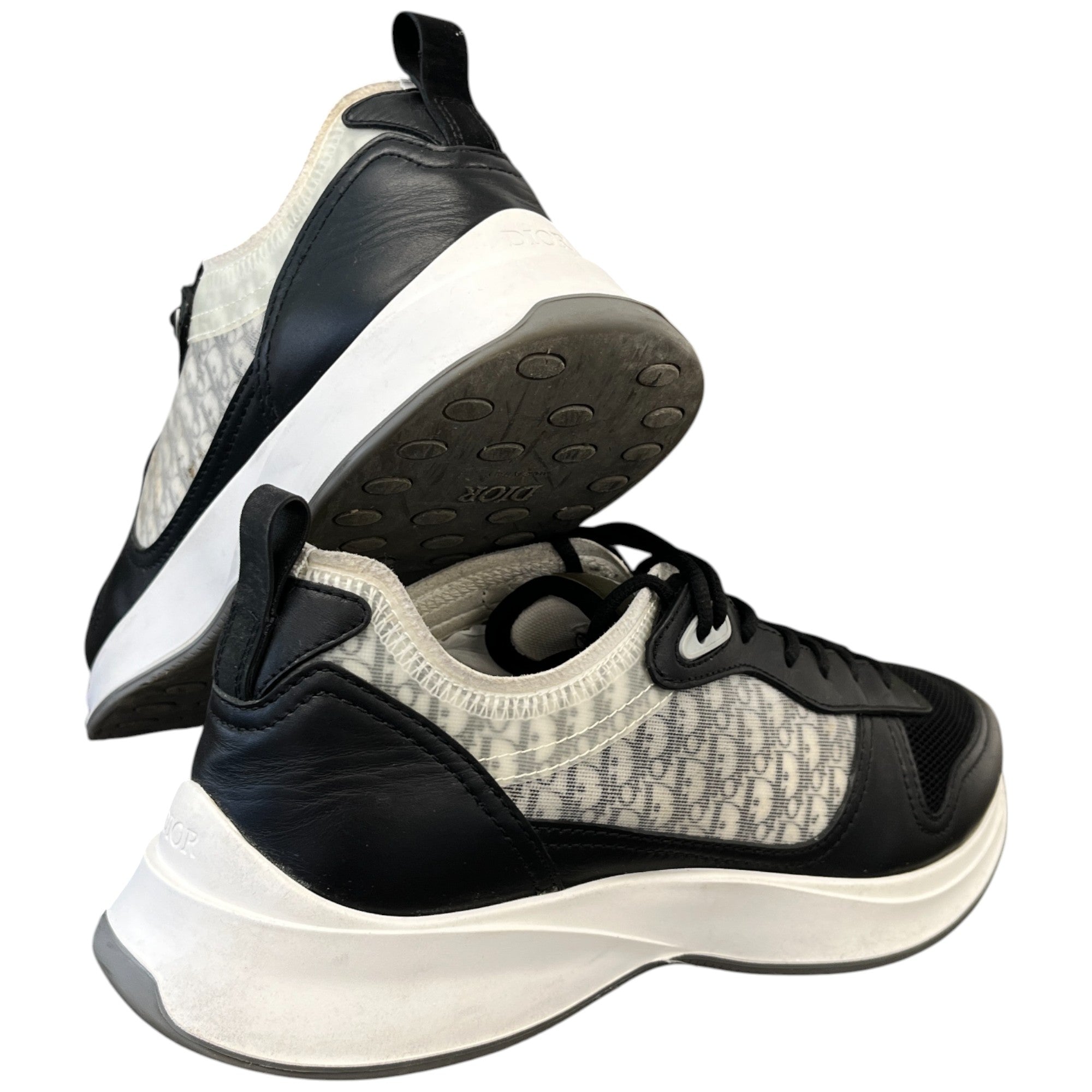 Men's B25 Runner Low Trainers Black Size EU 41.5 / UK 7.5