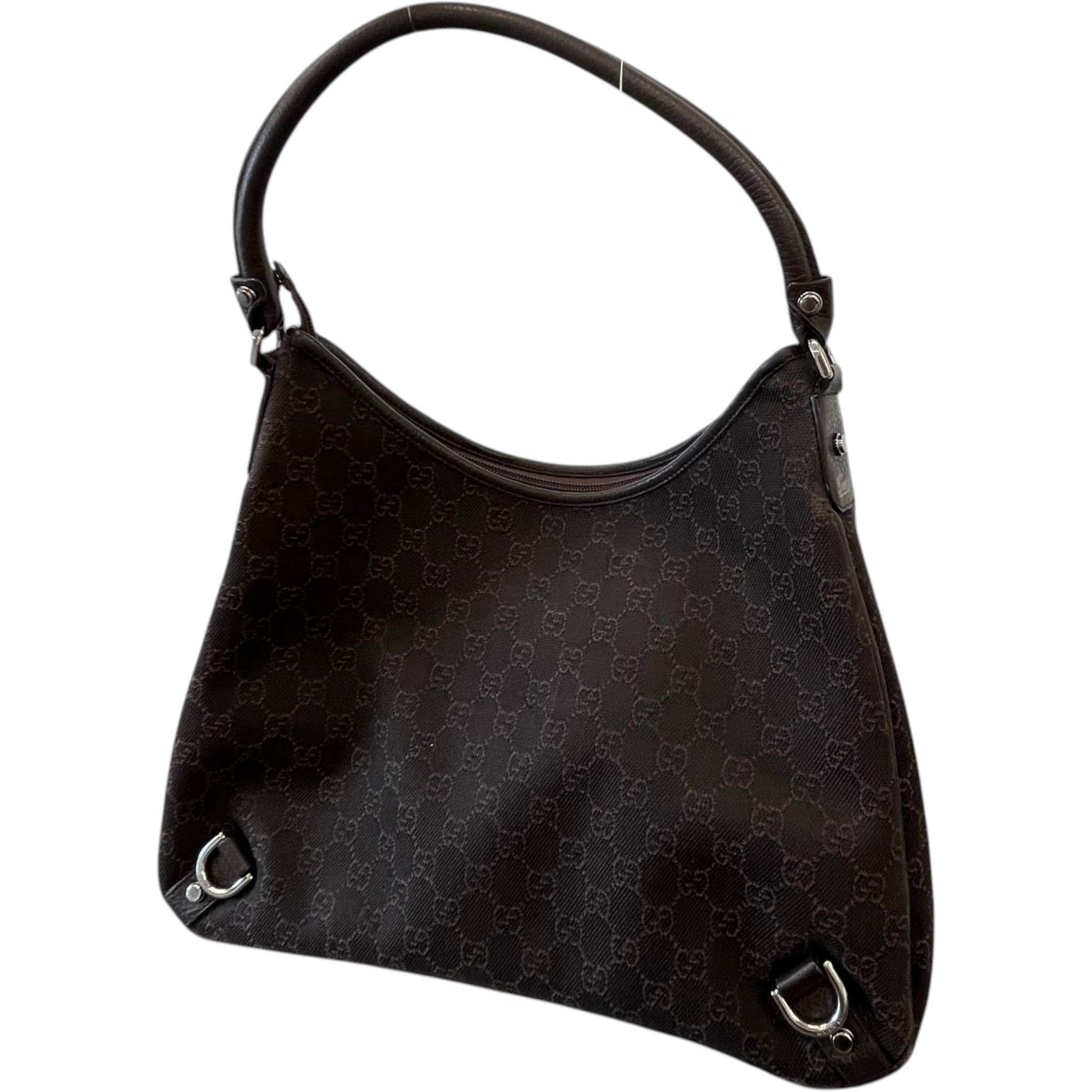 Women's Gg Canvas Abbey D-Ring Hobo Bag Brown