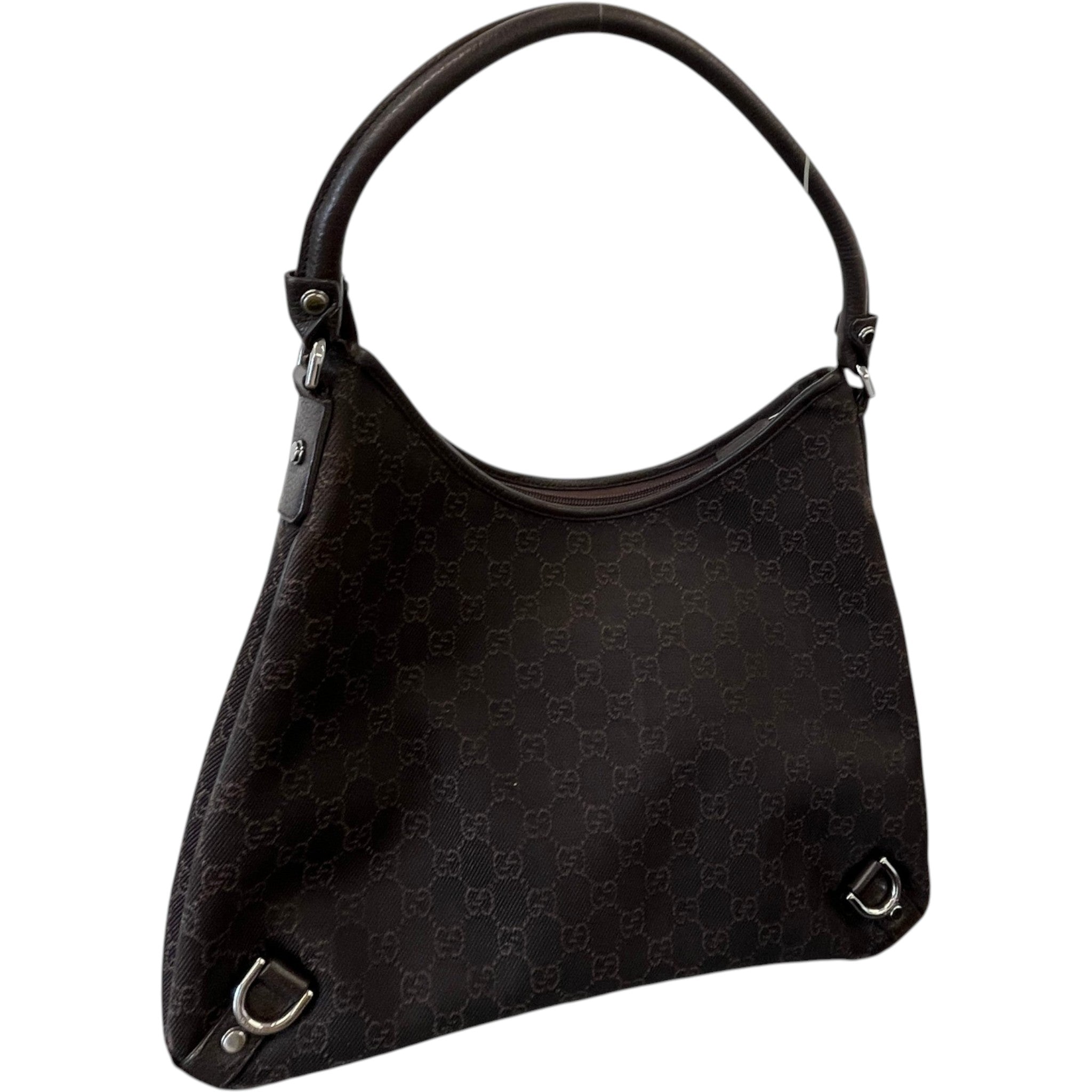 Women's Gg Canvas Abbey D-Ring Hobo Bag Brown