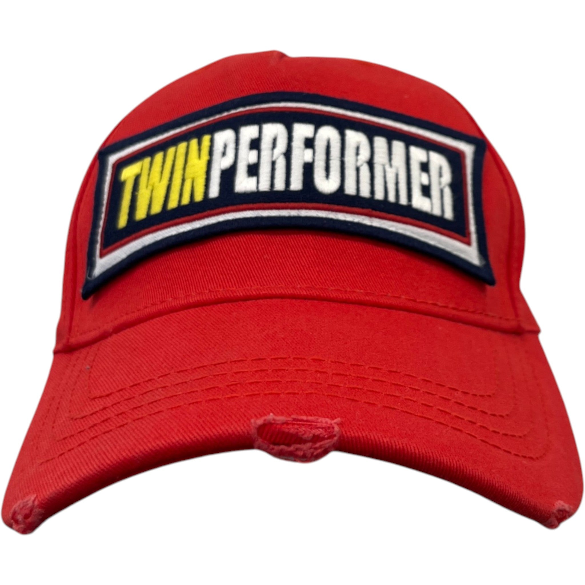 Men's Twin Performer Cap Red