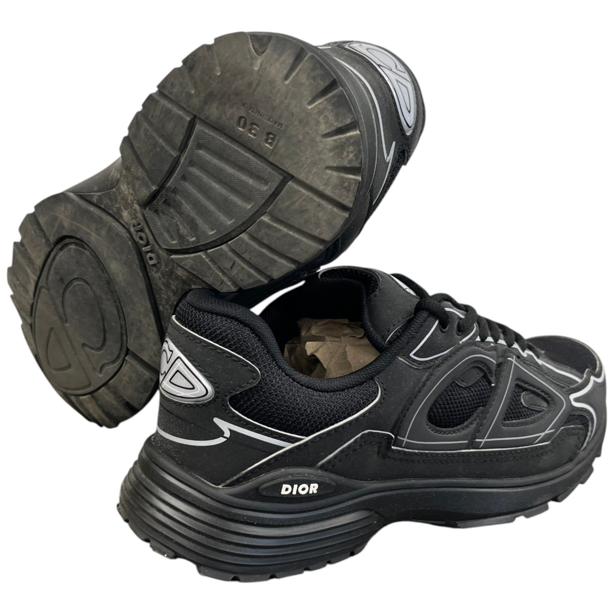 Men's B30 Low Trainers Black Size EU 41 / UK 7