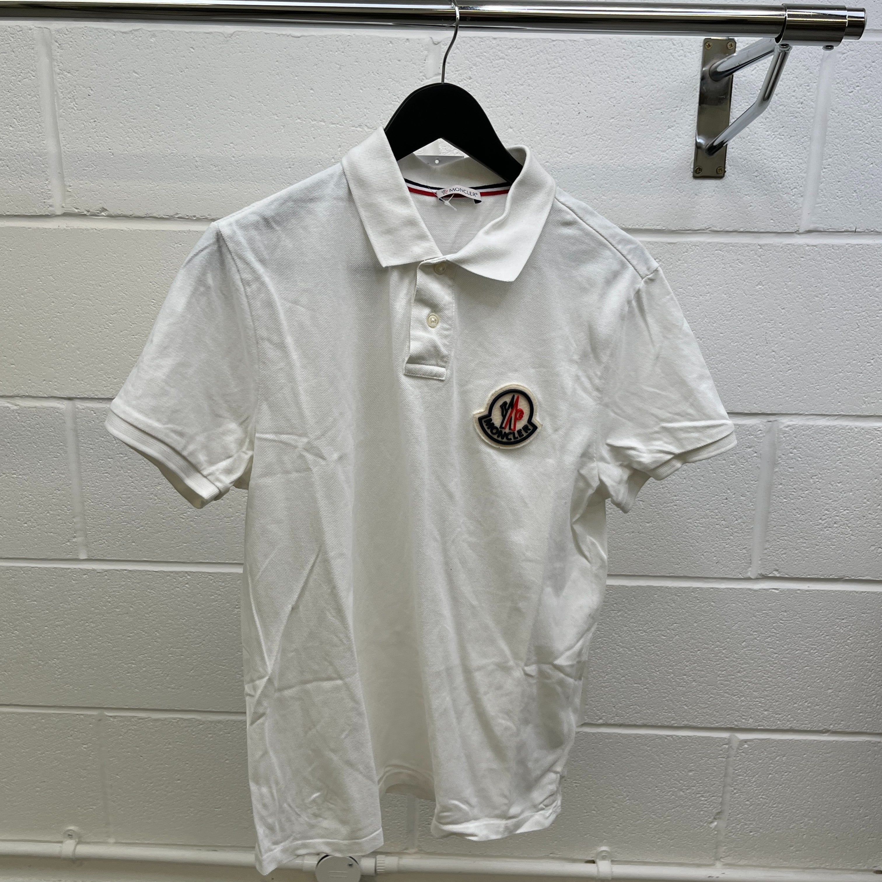 Men's Maglia Polo Shirt White Size L