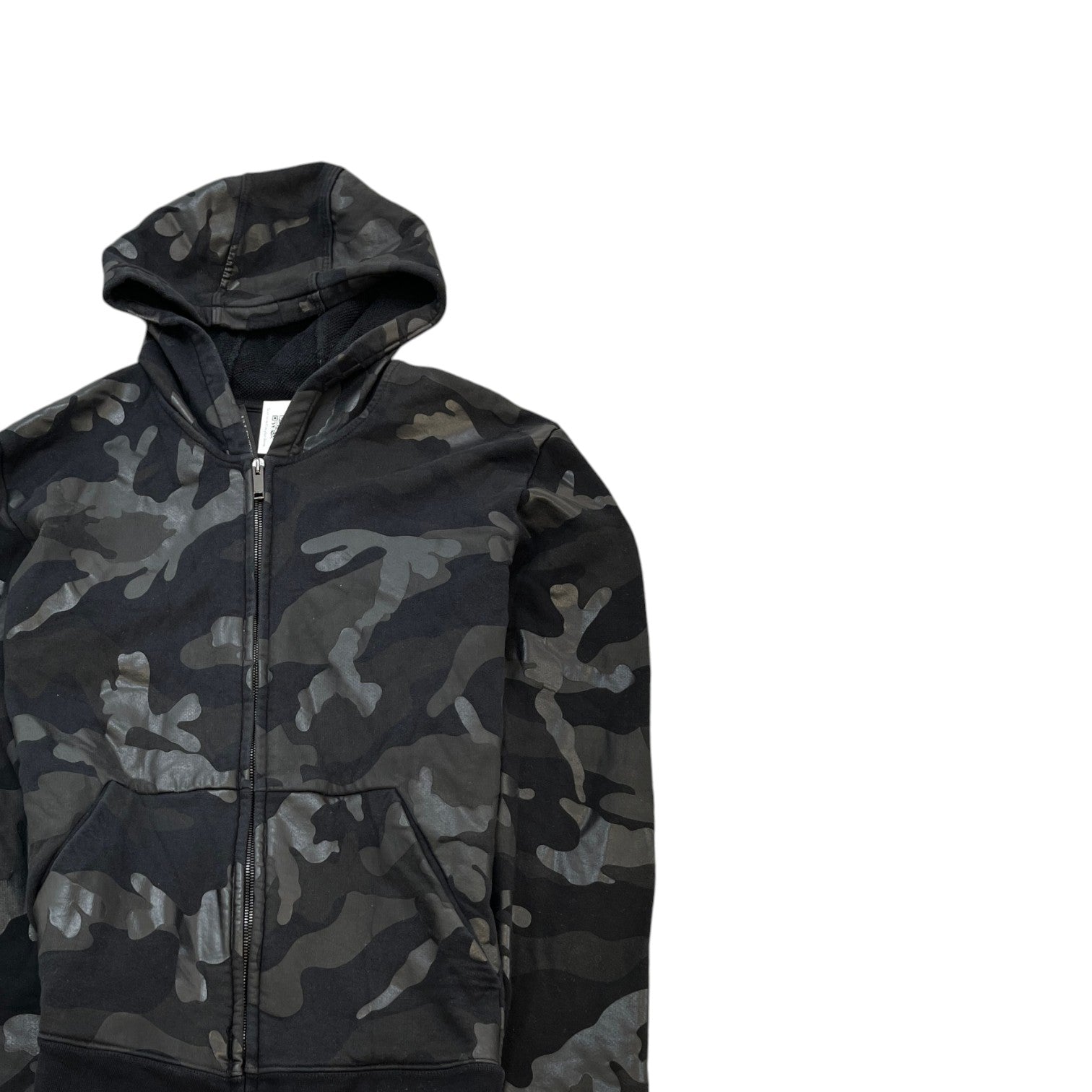 Men's Camoflague Hoodie Black Size M