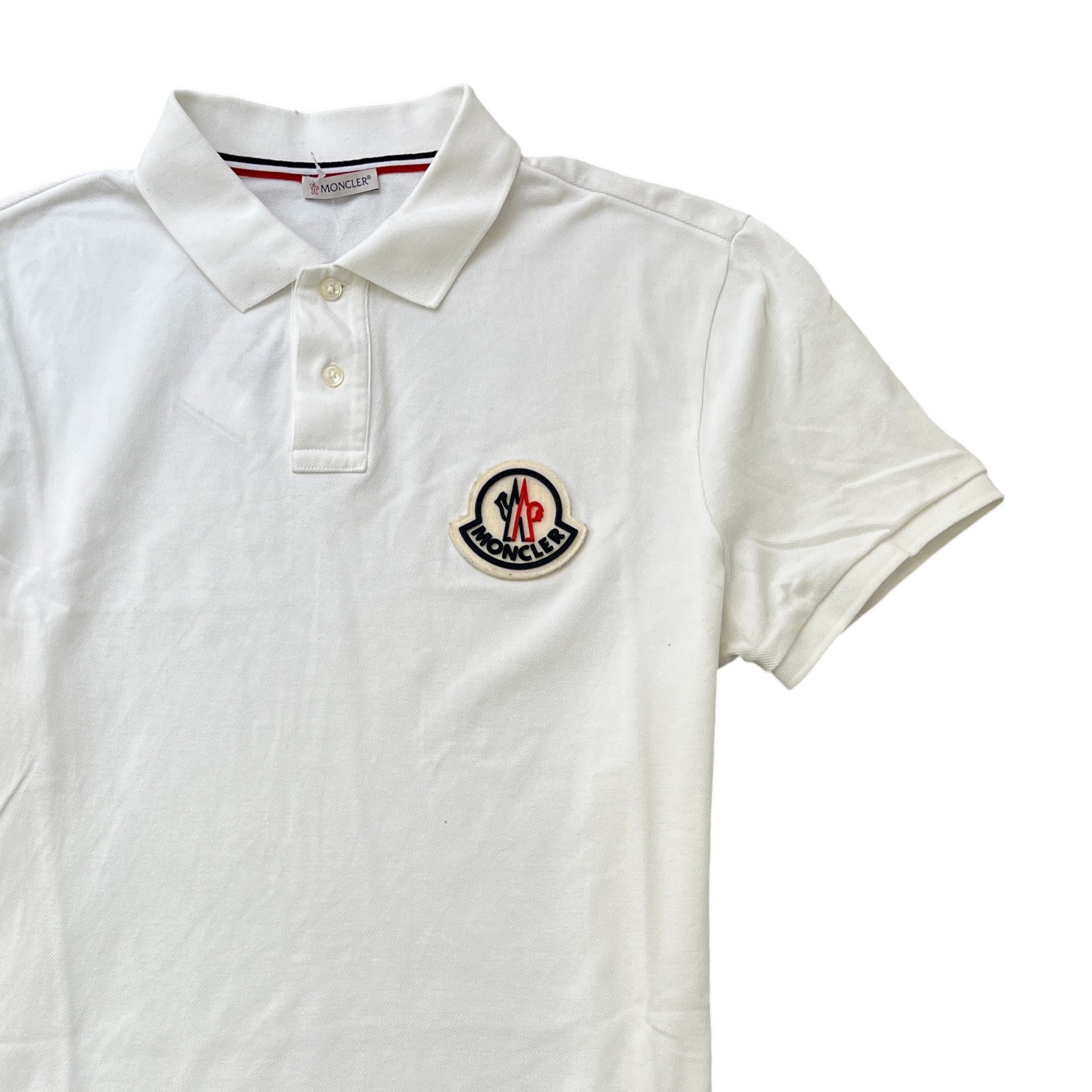 Men's Maglia Polo Shirt White Size L