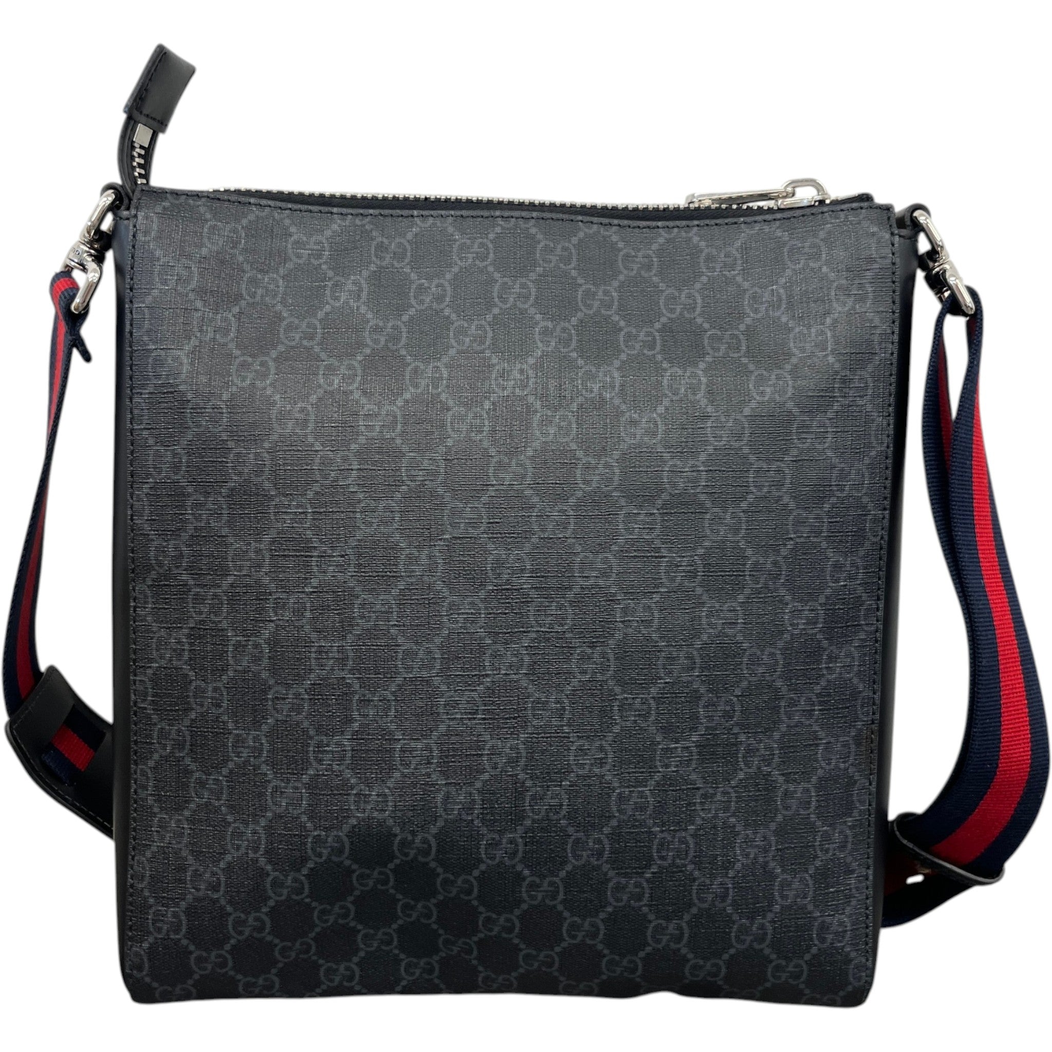 Men's Gg Supreme Messenger Bag Black