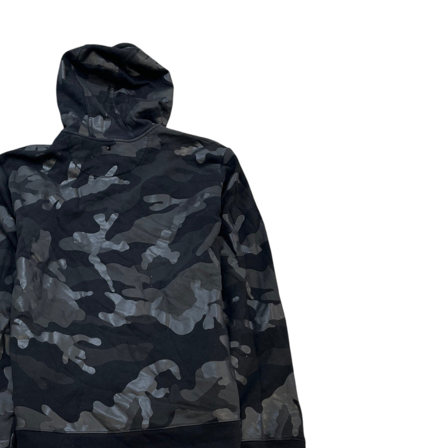 Men's Camoflague Hoodie Black Size M