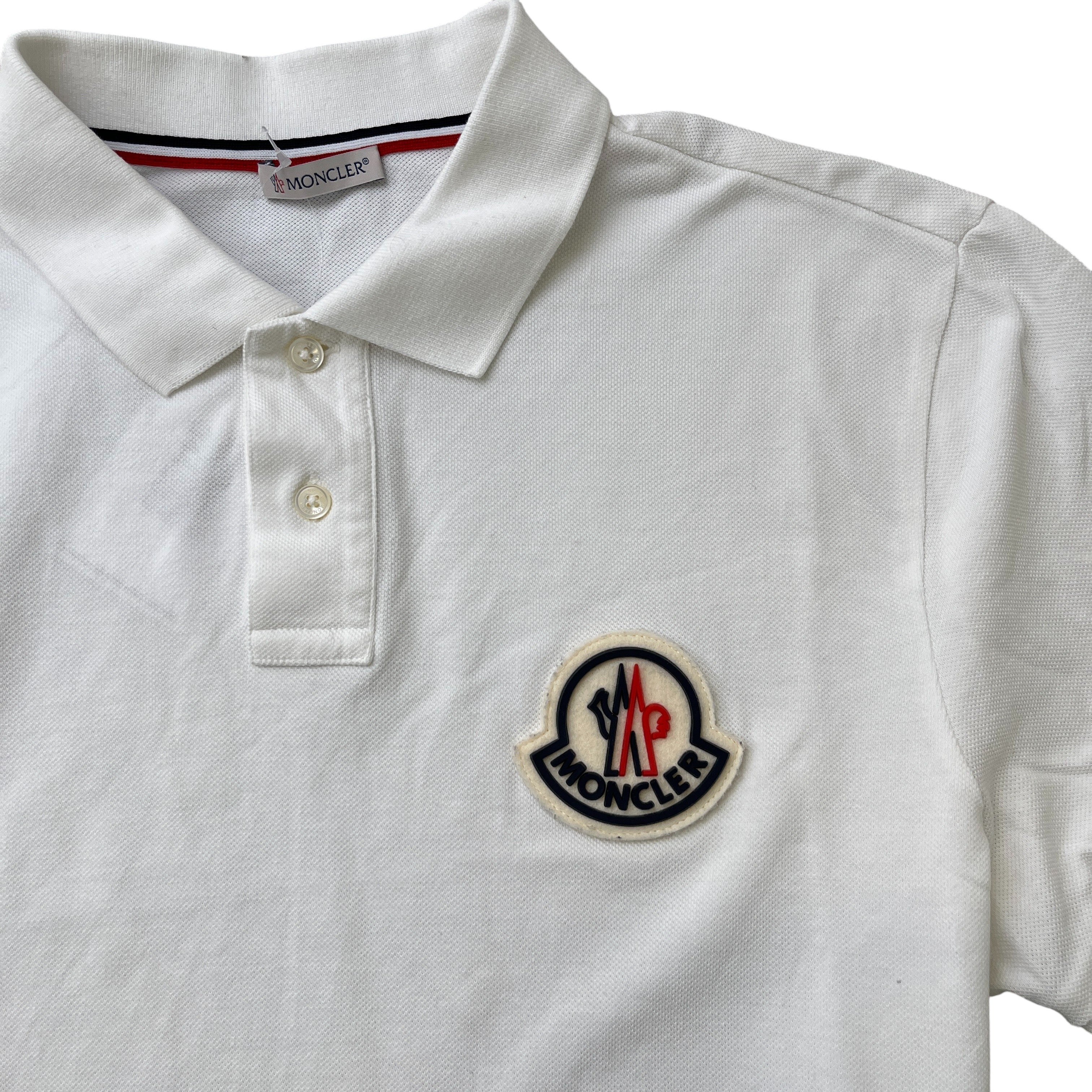 Men's Maglia Polo Shirt White Size L