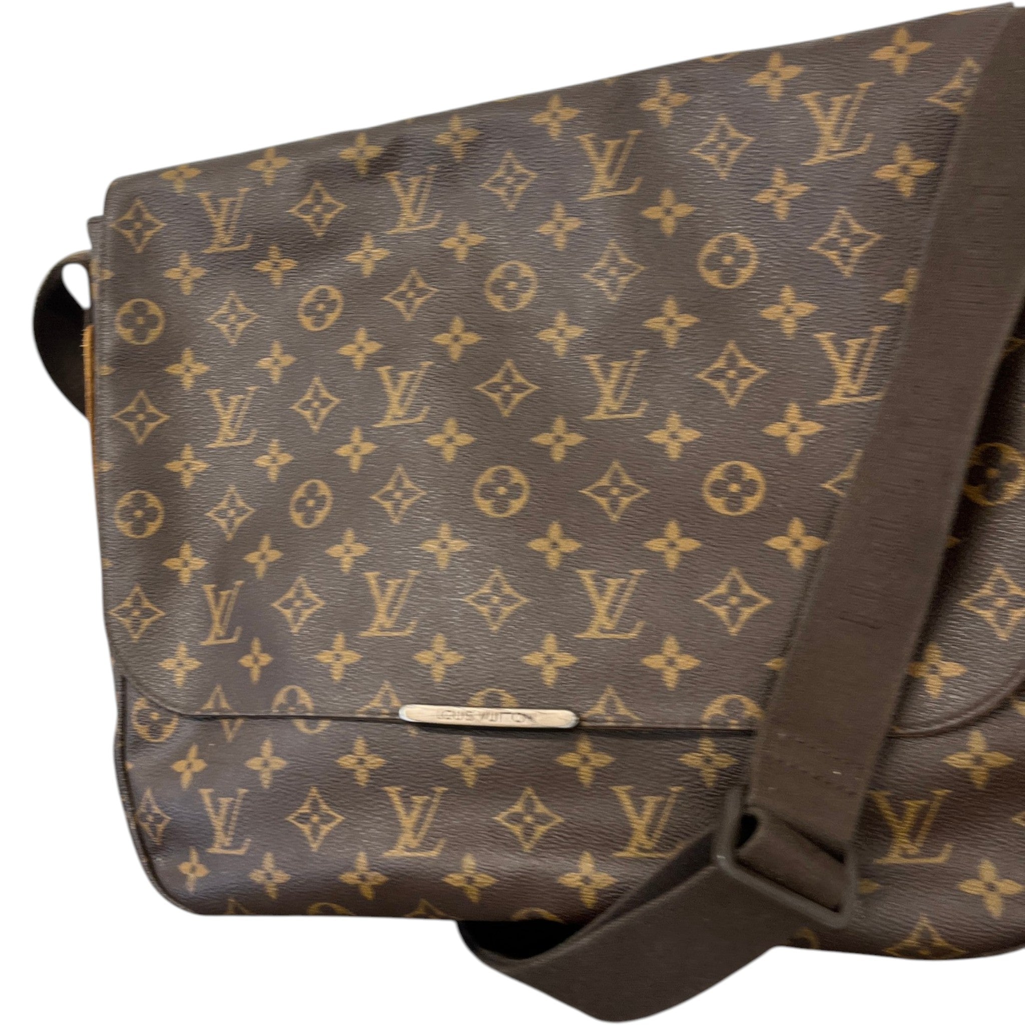 Men's Monogram Beaubourg Mm Messenger Bag Brown