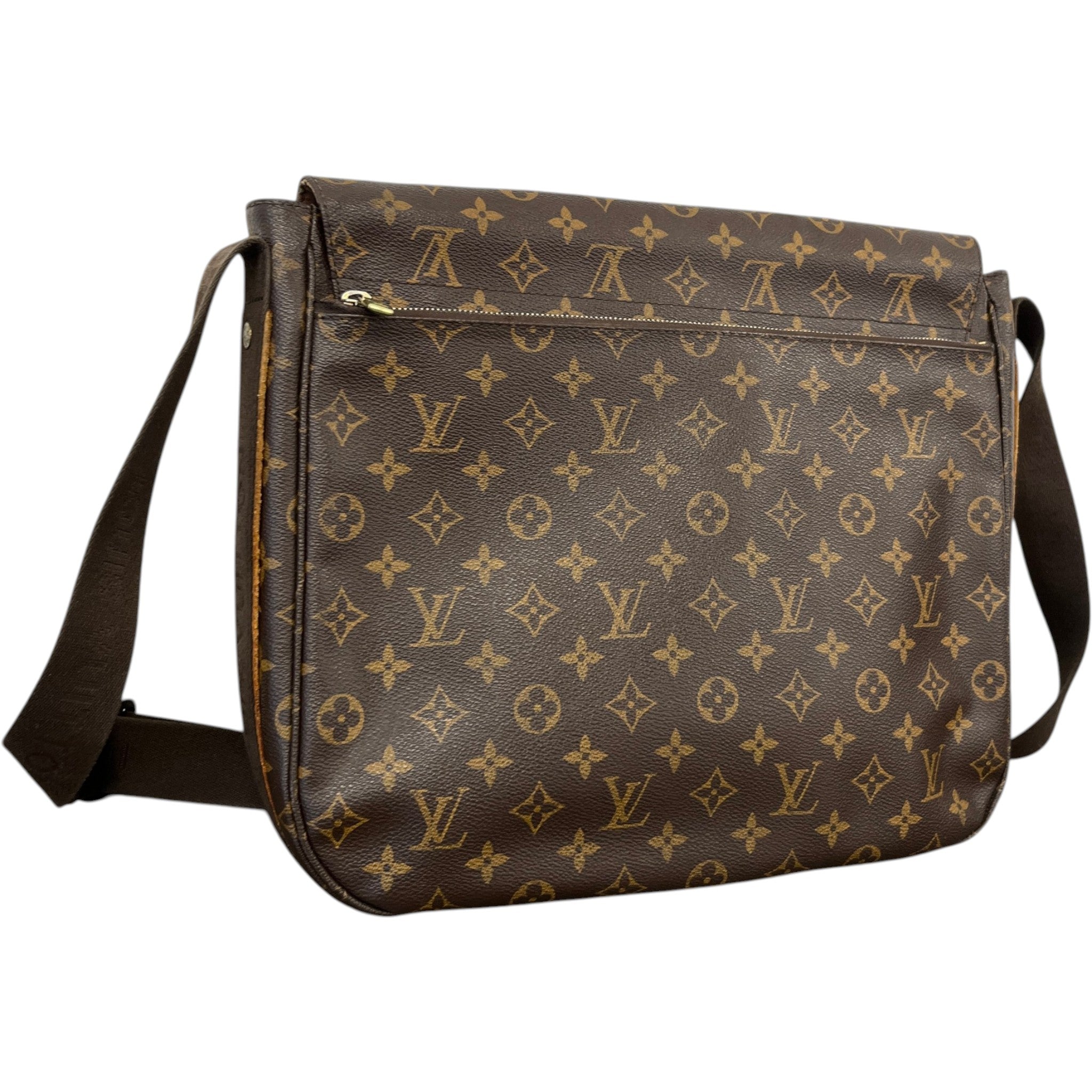 Men's Monogram Beaubourg Mm Messenger Bag Brown