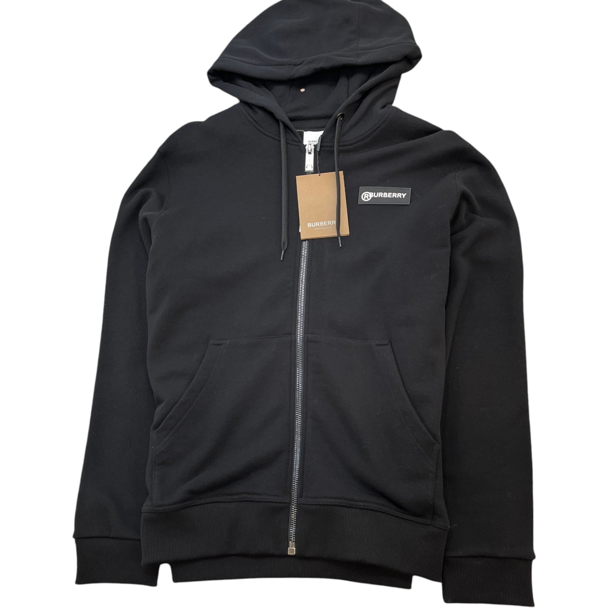 Men's Tape Logo Hoodie Black Size L