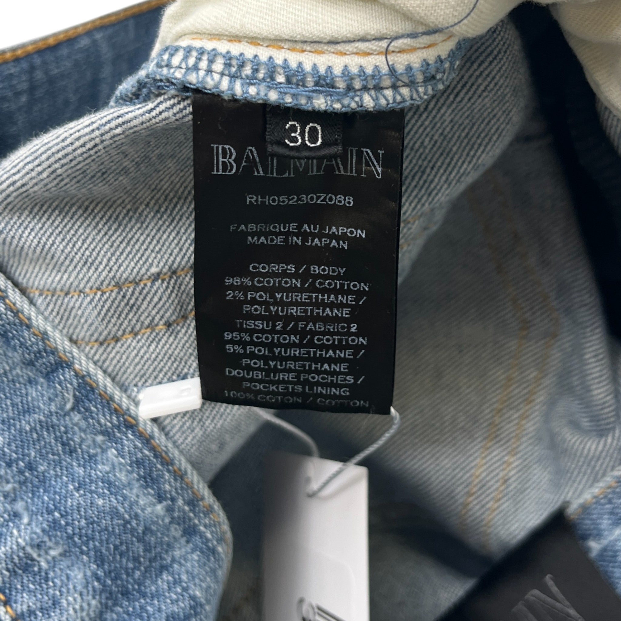 Men's Distressed Jeans Blue Size Waist 30"