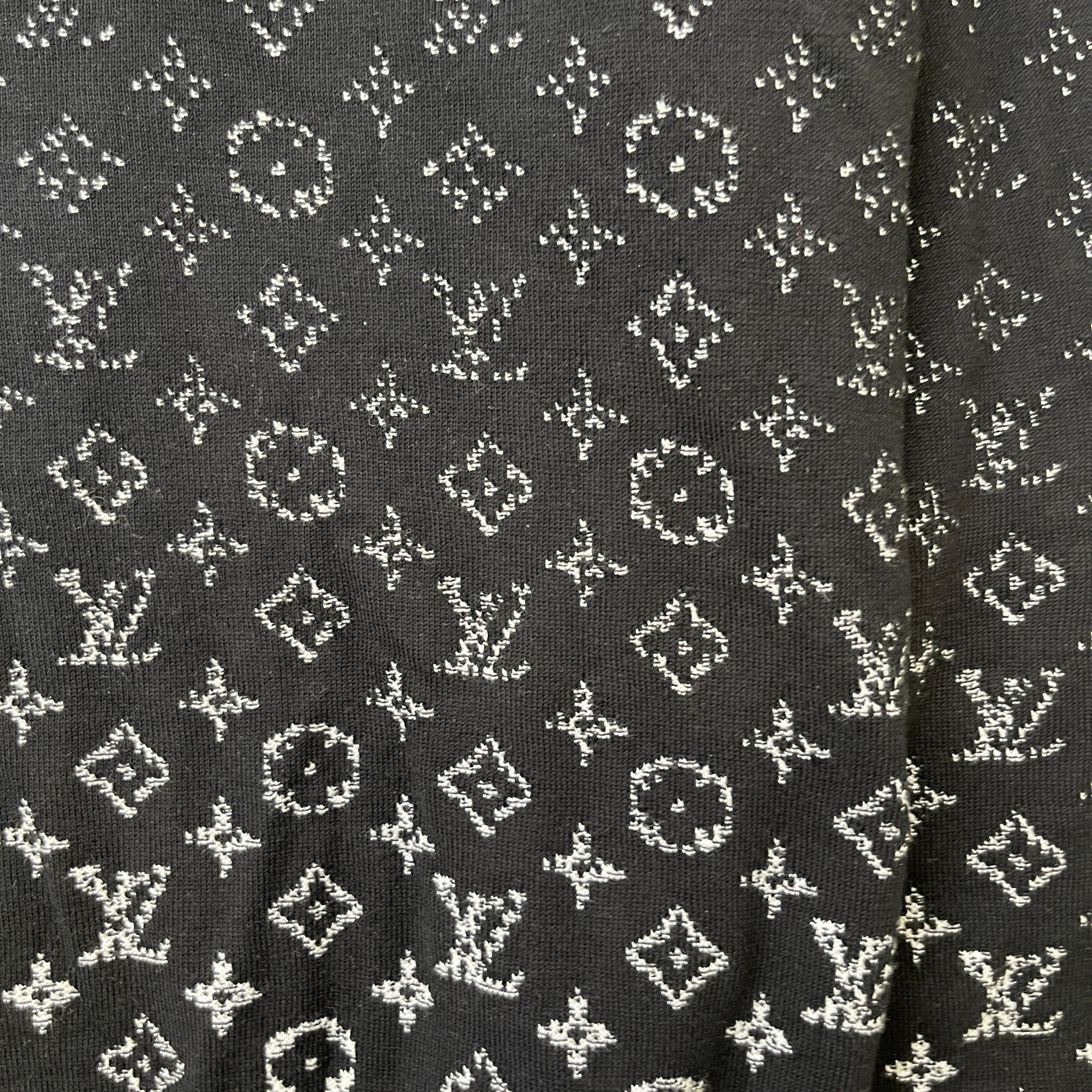 Men's Gradient Monogram Jumper Black Size M