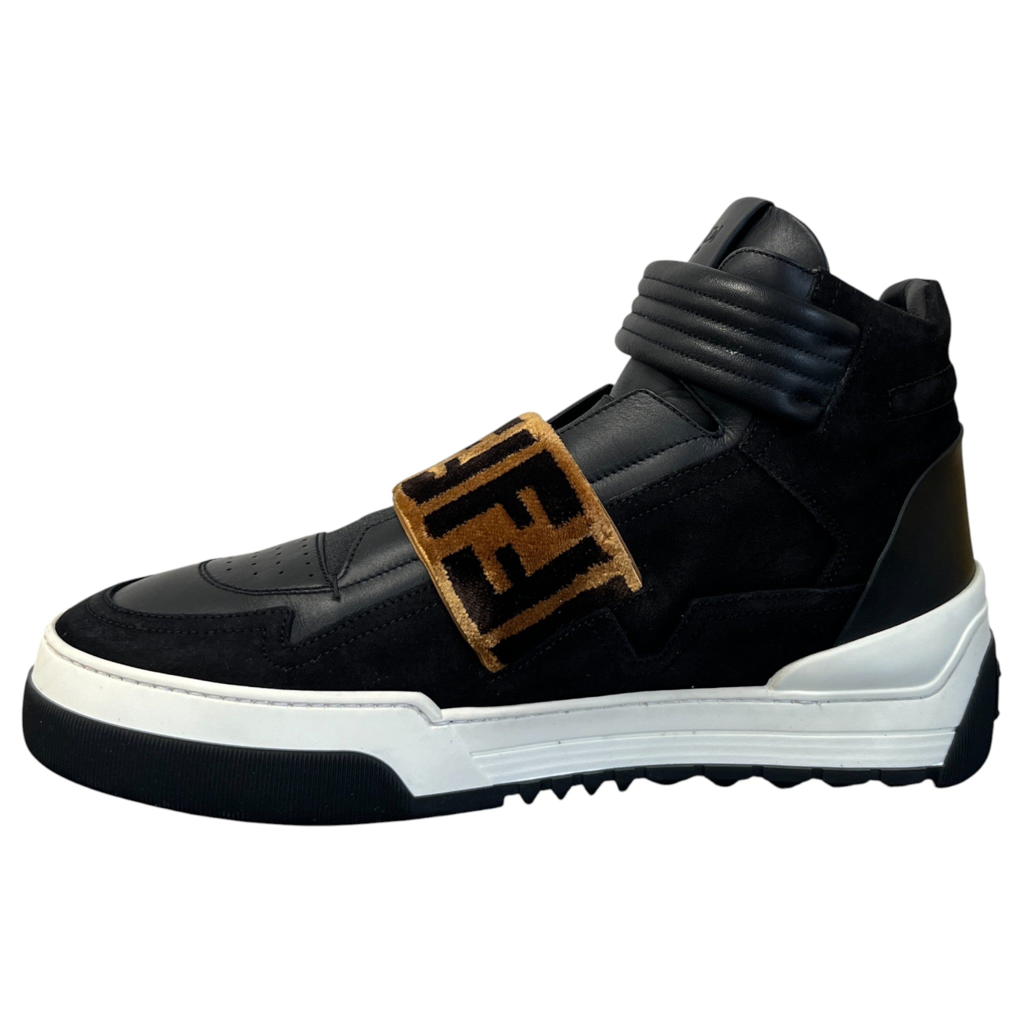 Men's Ff Strap High Trainers Black Size EU 42 / UK 8