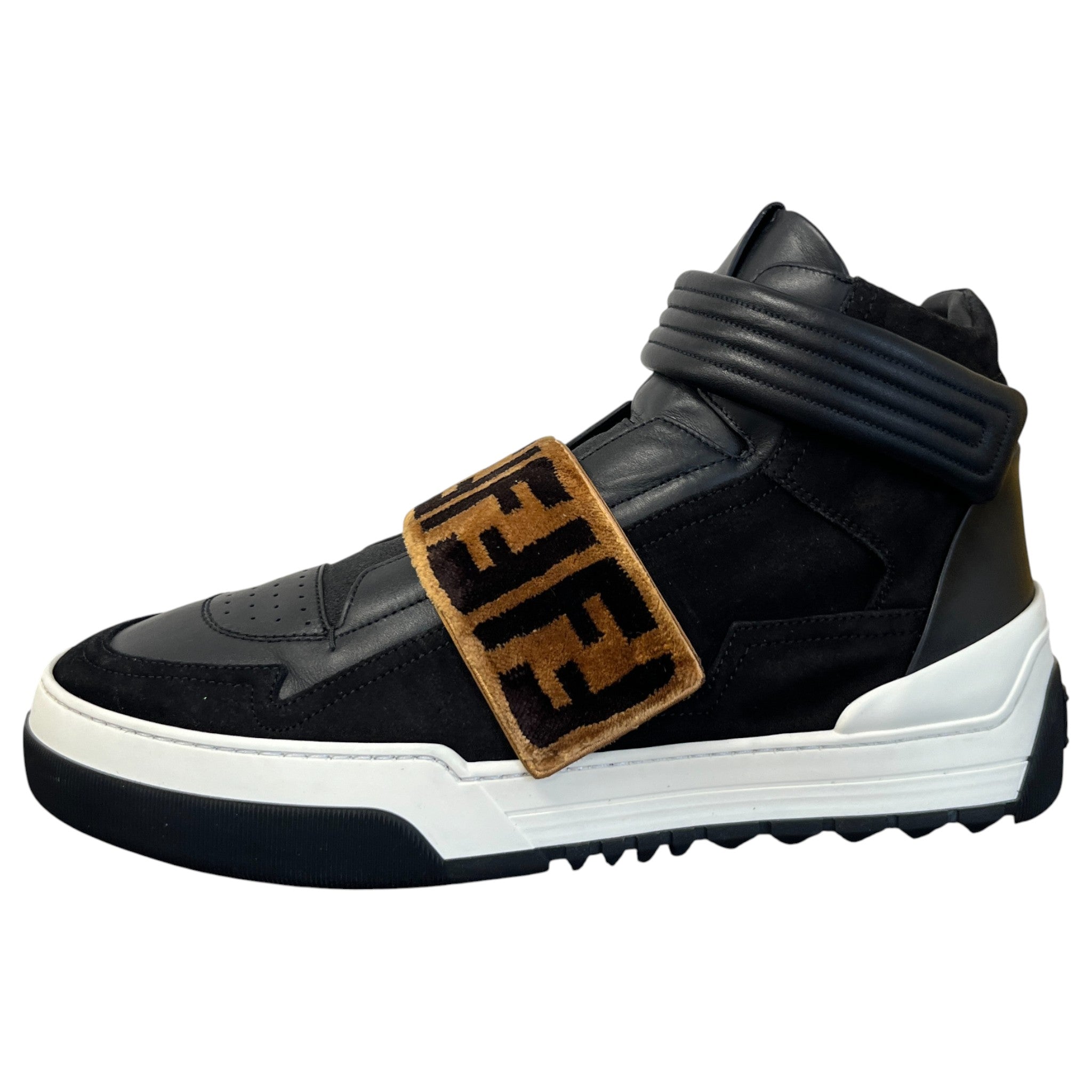 Men's Ff Strap High Trainers Black Size EU 42 / UK 8