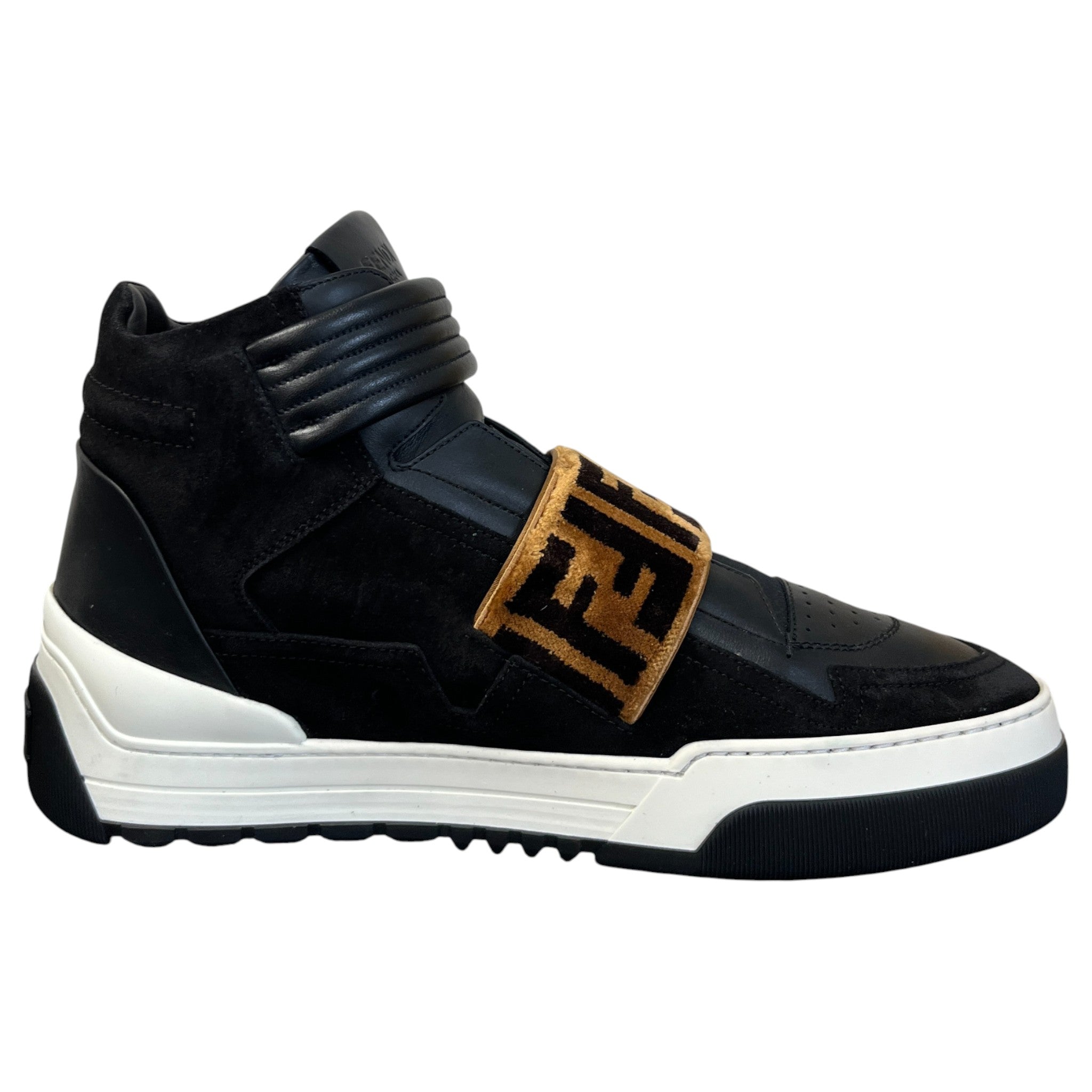 Men's Ff Strap High Trainers Black Size EU 42 / UK 8
