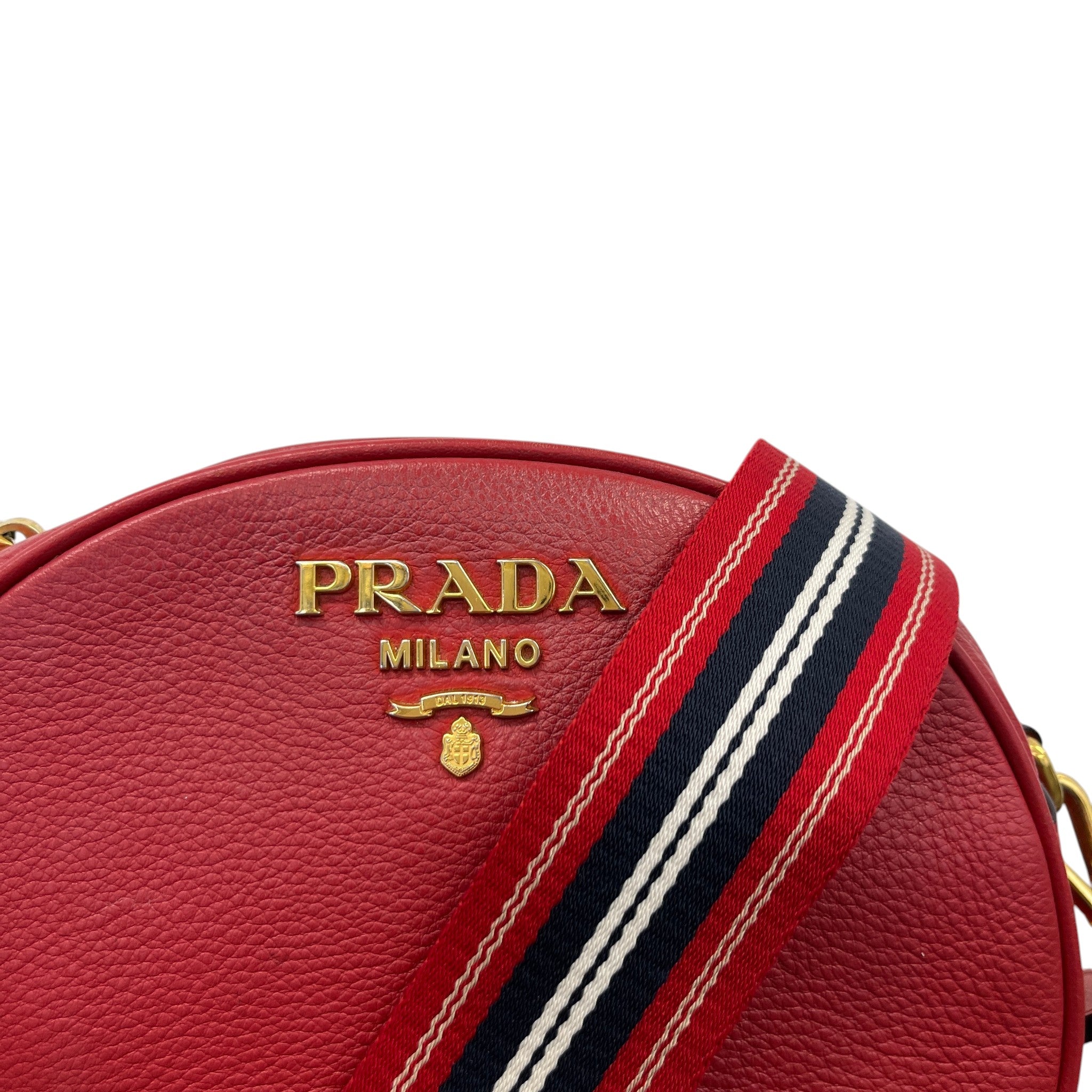 Women's Plaque Logo Crossbody Bag Red