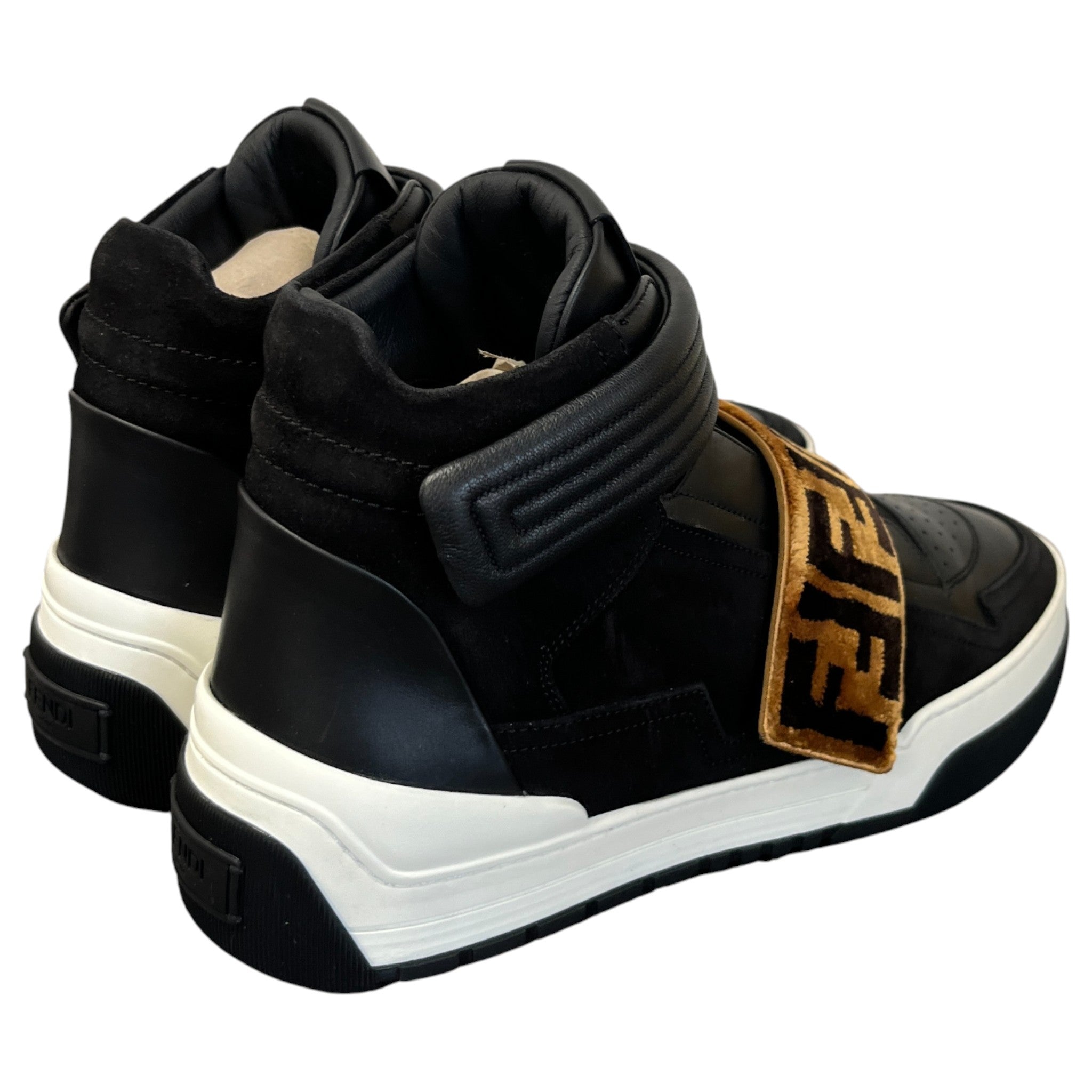 Men's Ff Strap High Trainers Black Size EU 42 / UK 8
