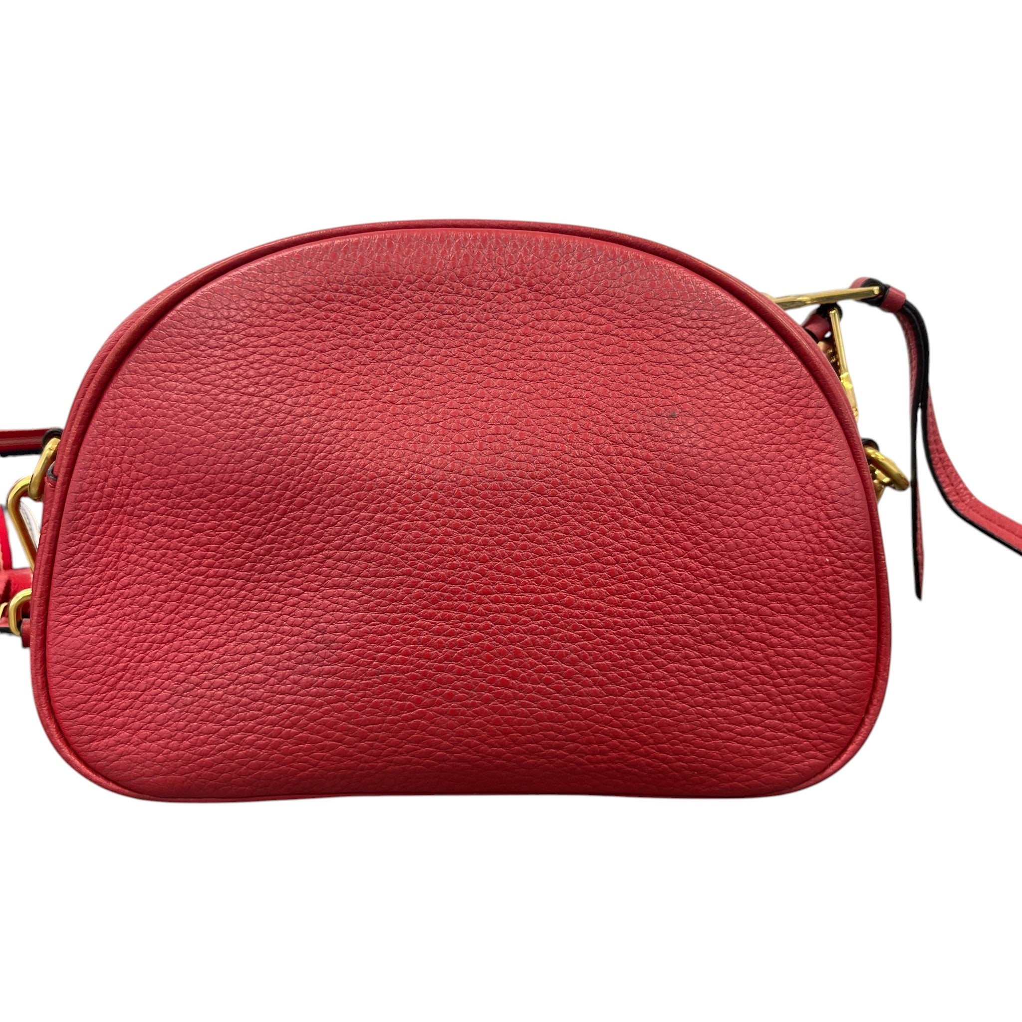 Women's Plaque Logo Crossbody Bag Red