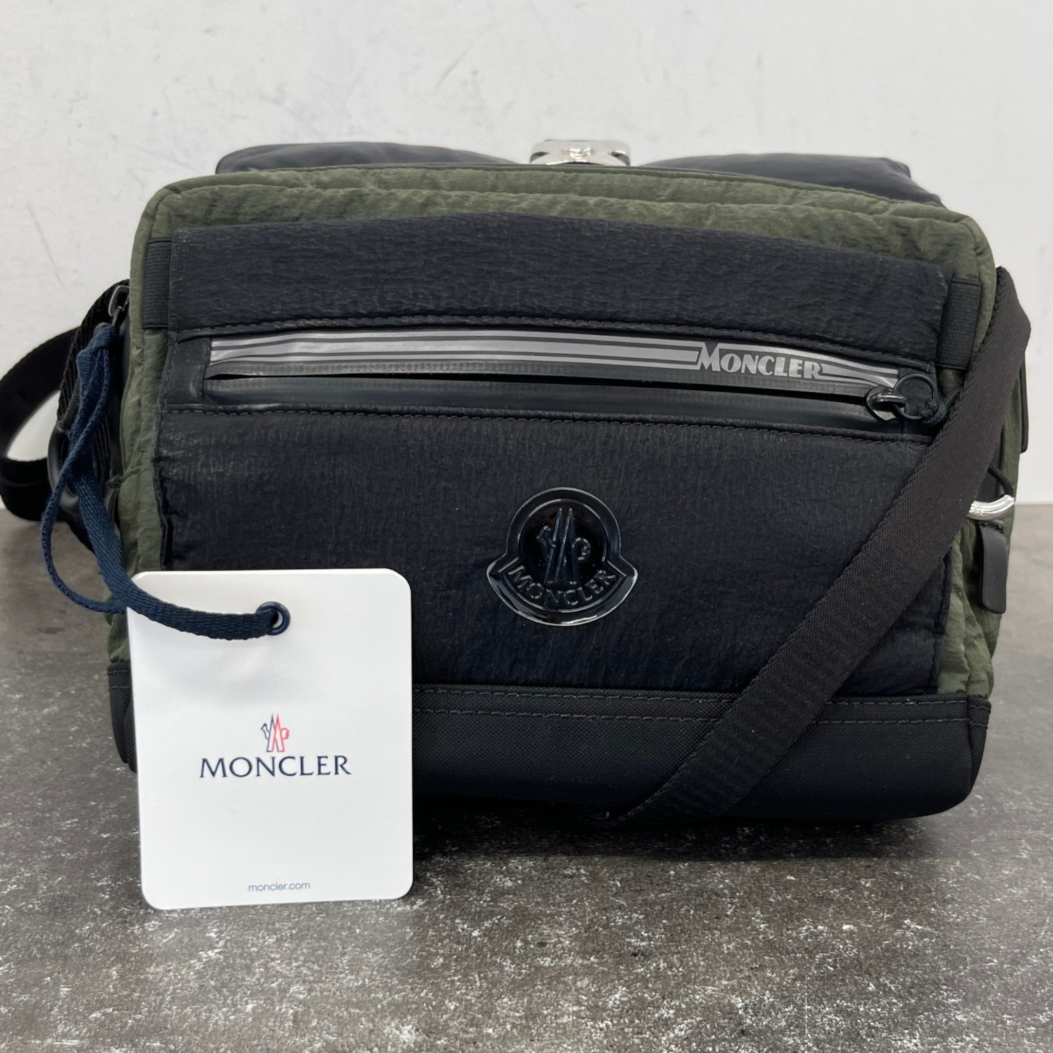 Men's Logo Extreme Messenger Bag Khaki