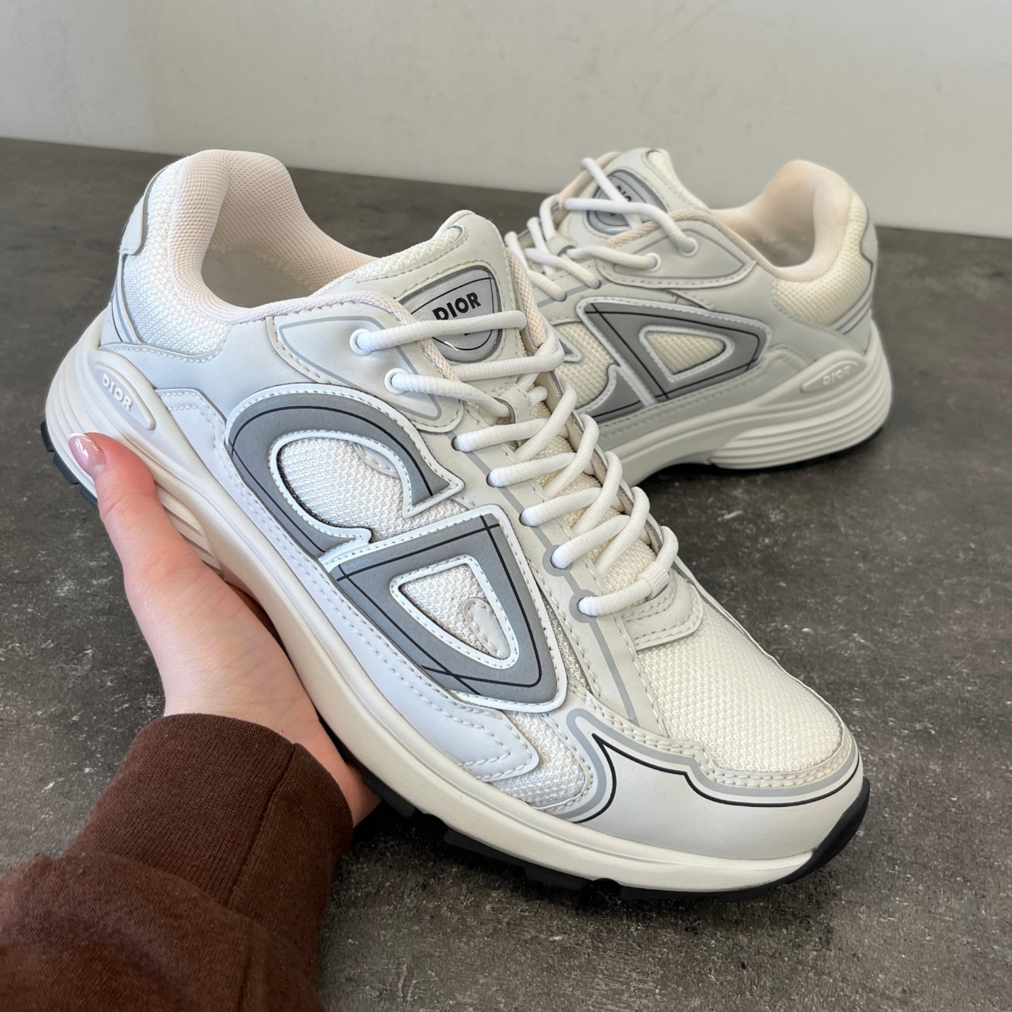 Men's B30 Low Trainers White Size EU 41.5 / UK 7.5