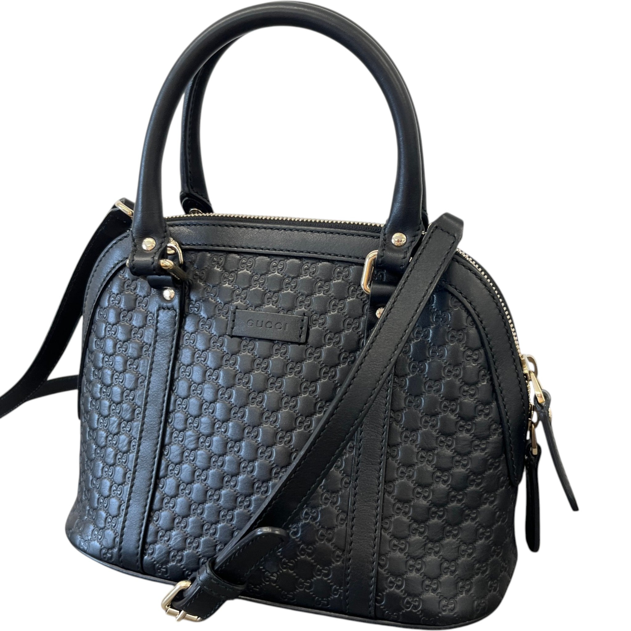 Women's Guccissima Dome Small Bag Black