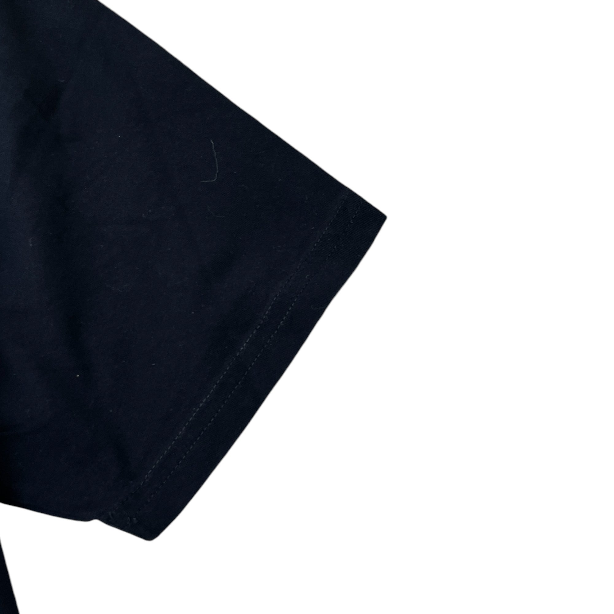 Men's Skull Print T-Shirt Black Size XL