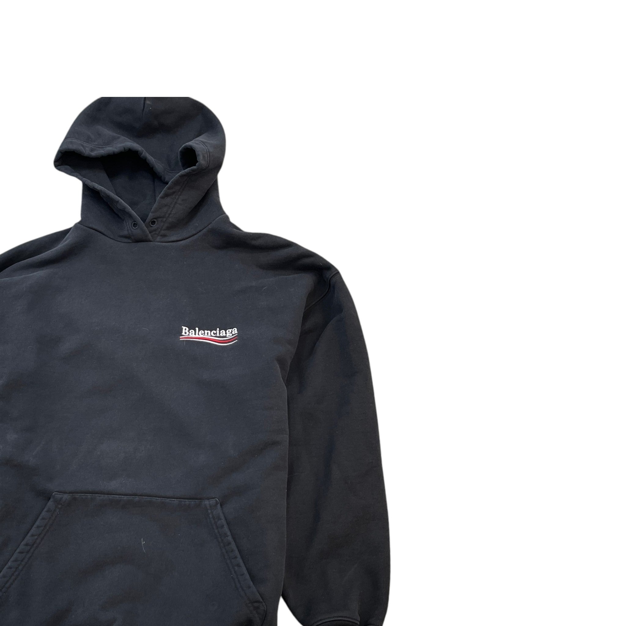 Women's Political Campaign Hoodie Black Size XS