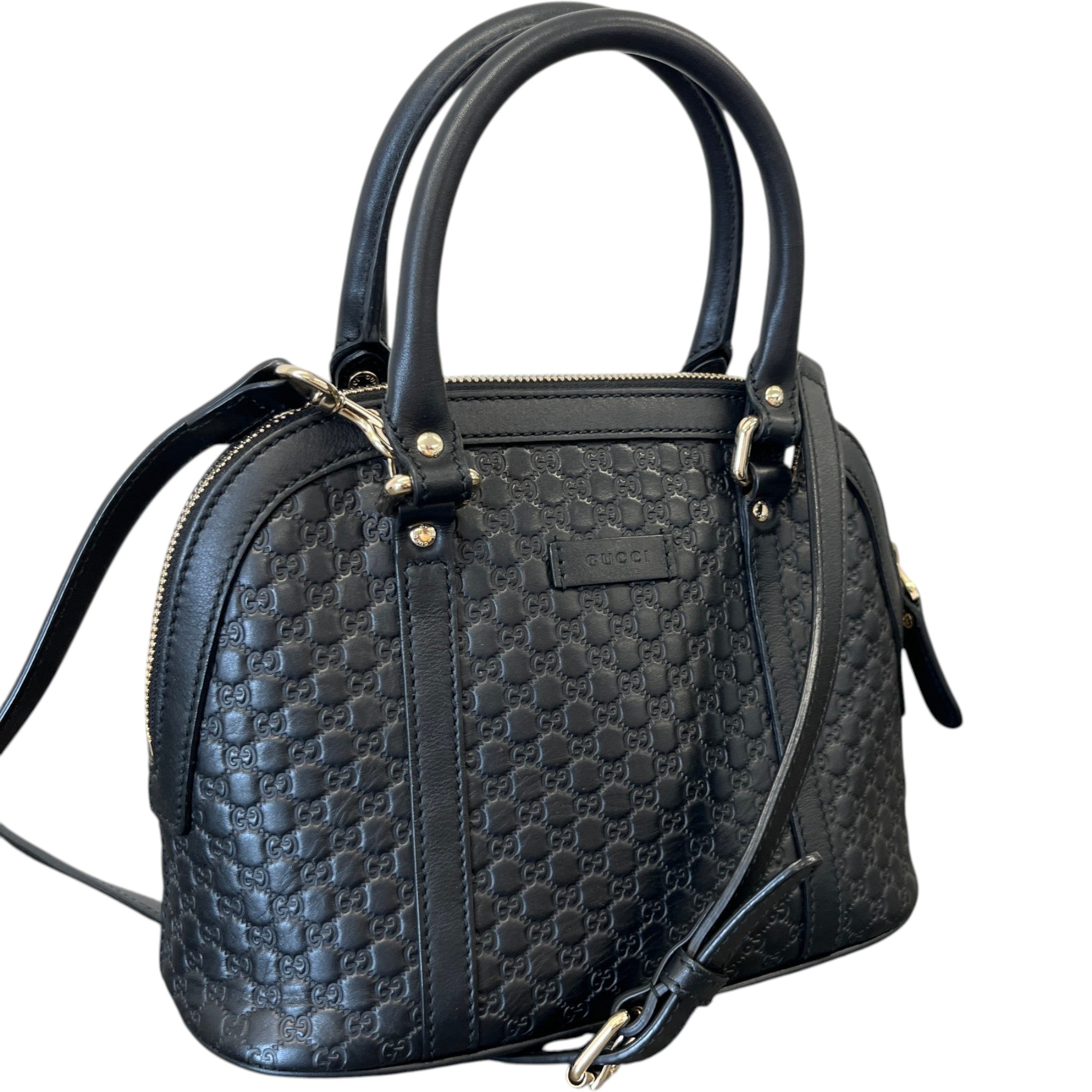 Women's Guccissima Dome Small Bag Black