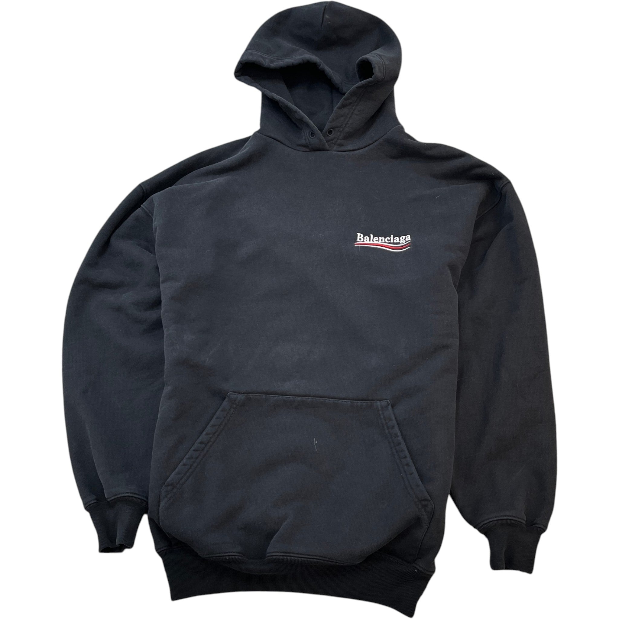 Women's Political Campaign Hoodie Black Size XS
