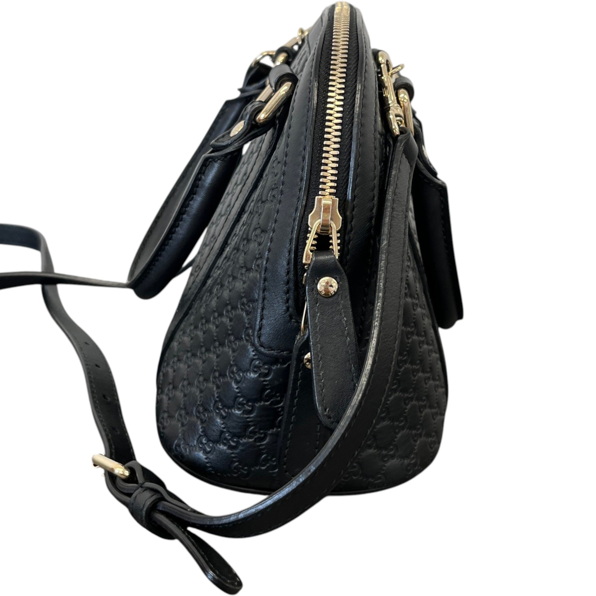 Women's Guccissima Dome Small Bag Black