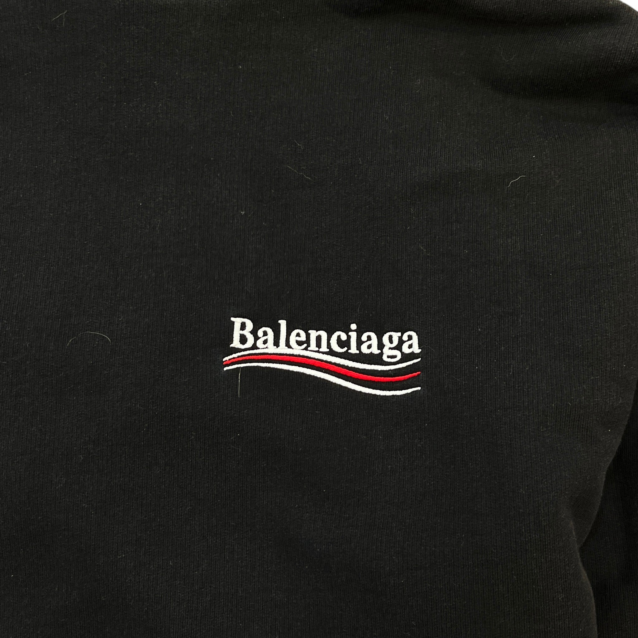 Women's Political Campaign Hoodie Black Size XS