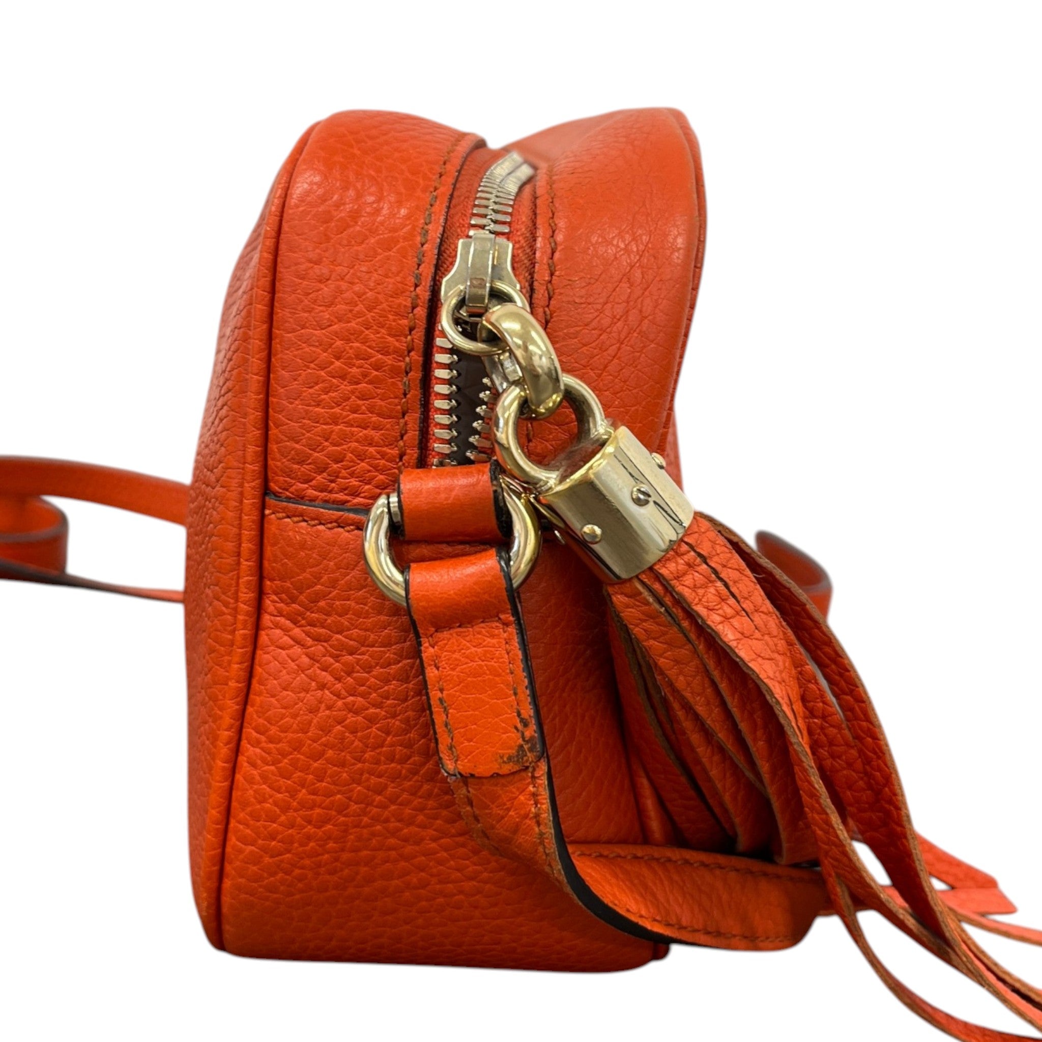 Women's Small Soho Disco Cross Body Bag Orange
