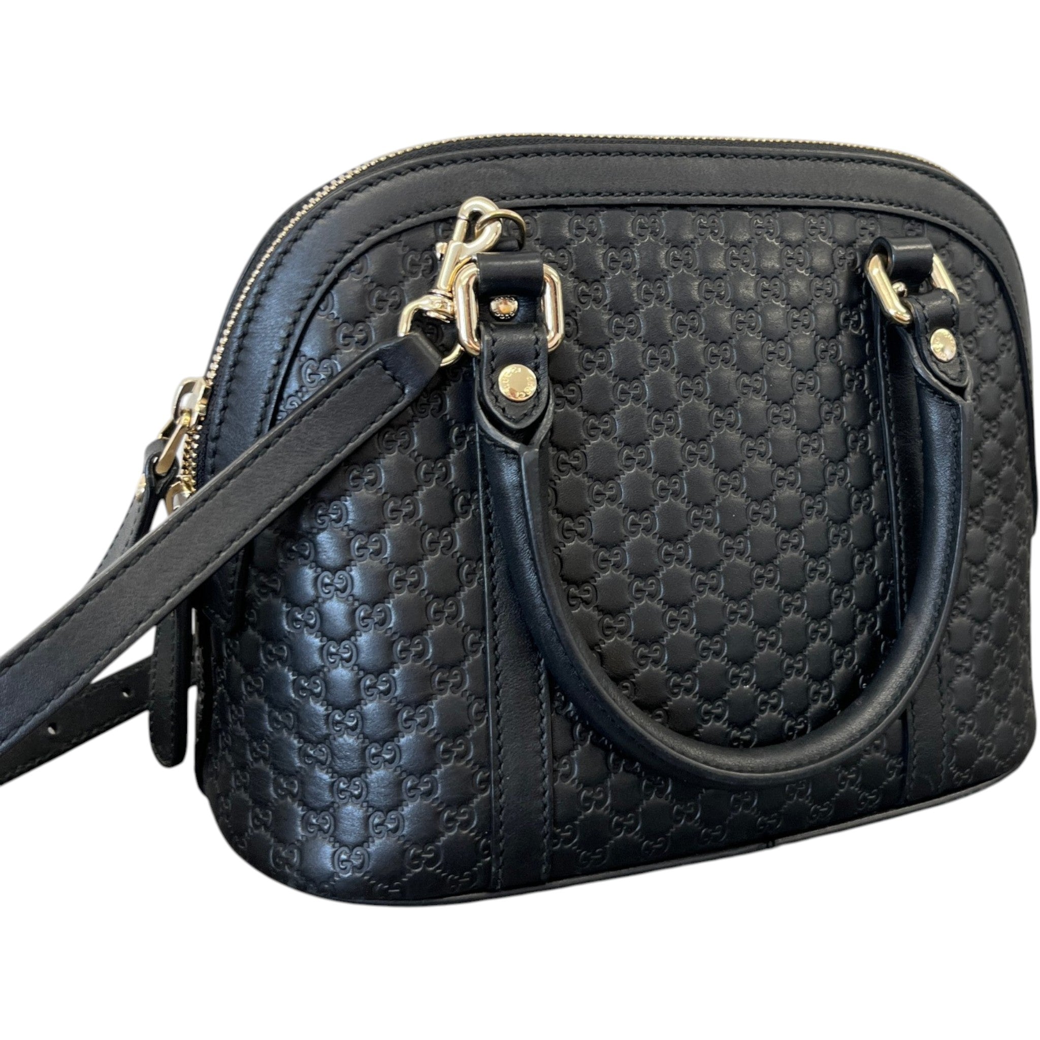 Women's Guccissima Dome Small Bag Black
