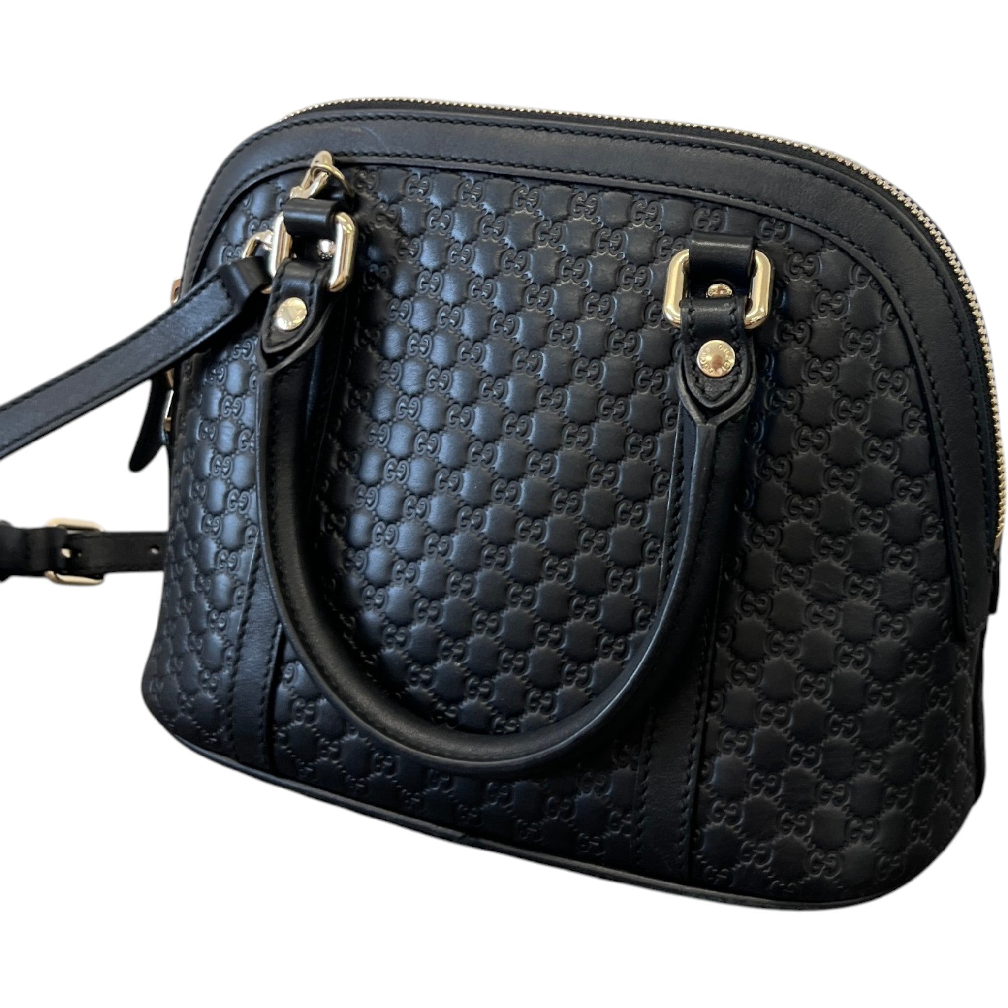 Women's Guccissima Dome Small Bag Black