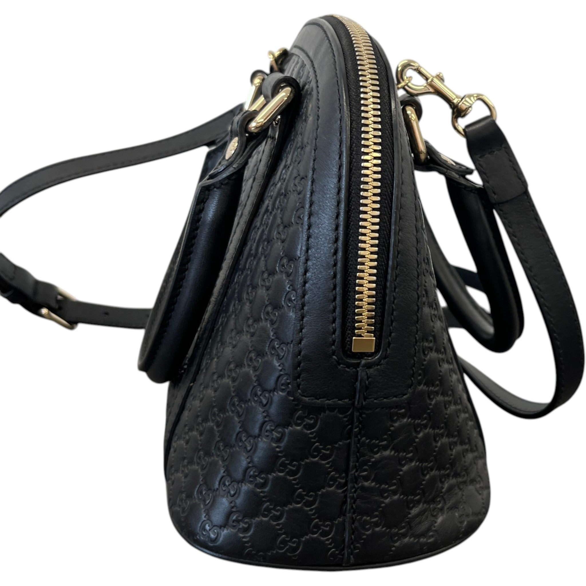 Women's Guccissima Dome Small Bag Black