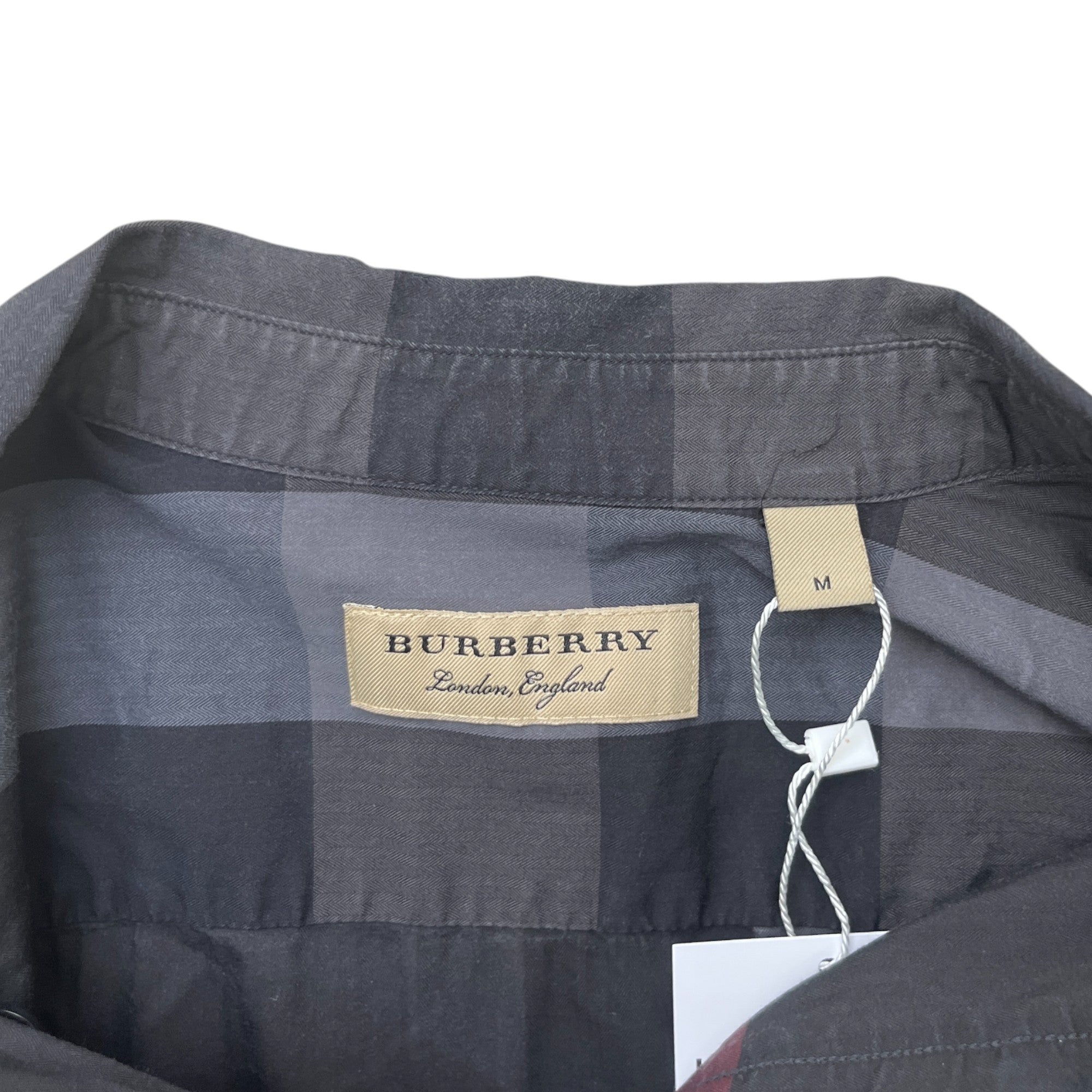 Men's Checkered Shirt Black Size M