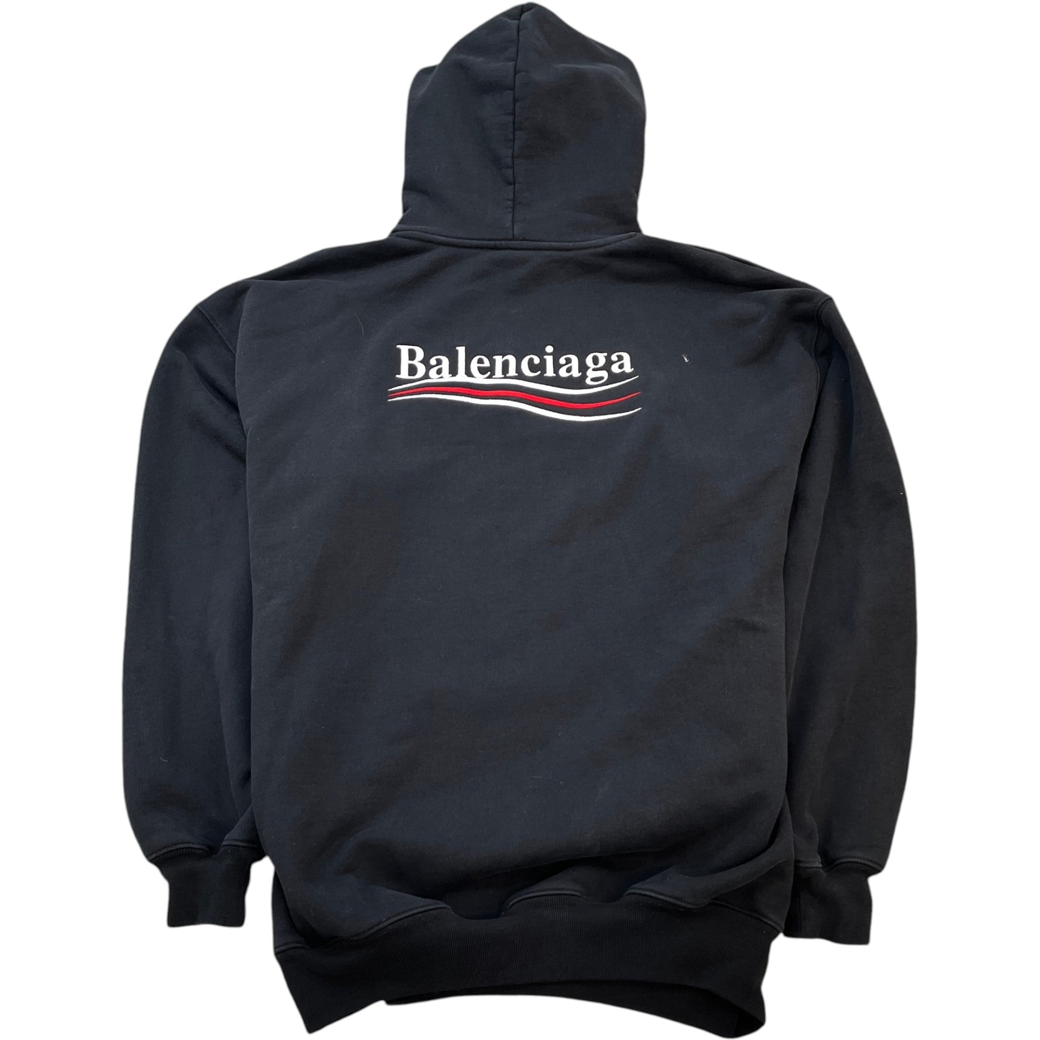 Women's Political Campaign Hoodie Black Size XS