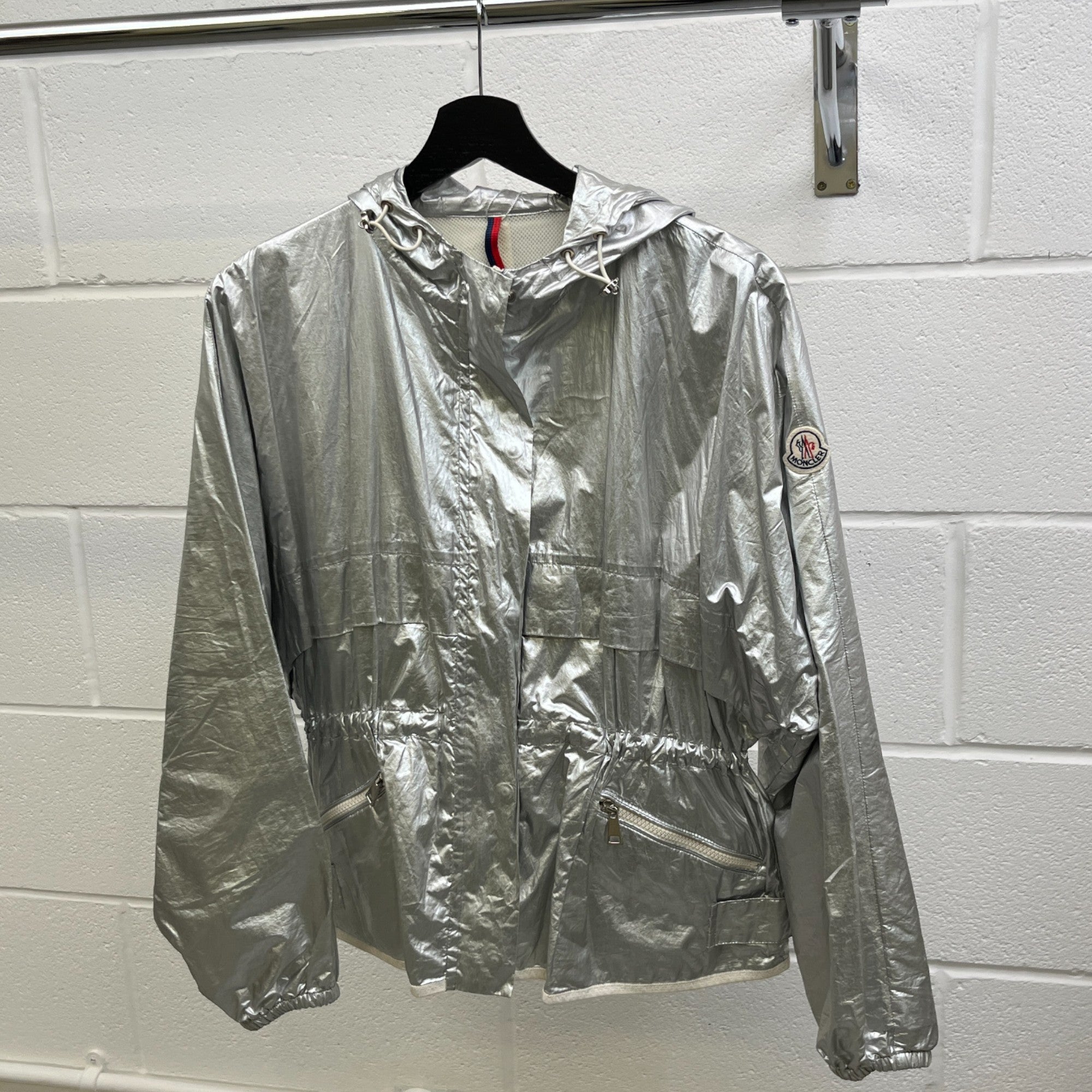 Women's Jais Windbreaker Silver Size 2 / UK 12